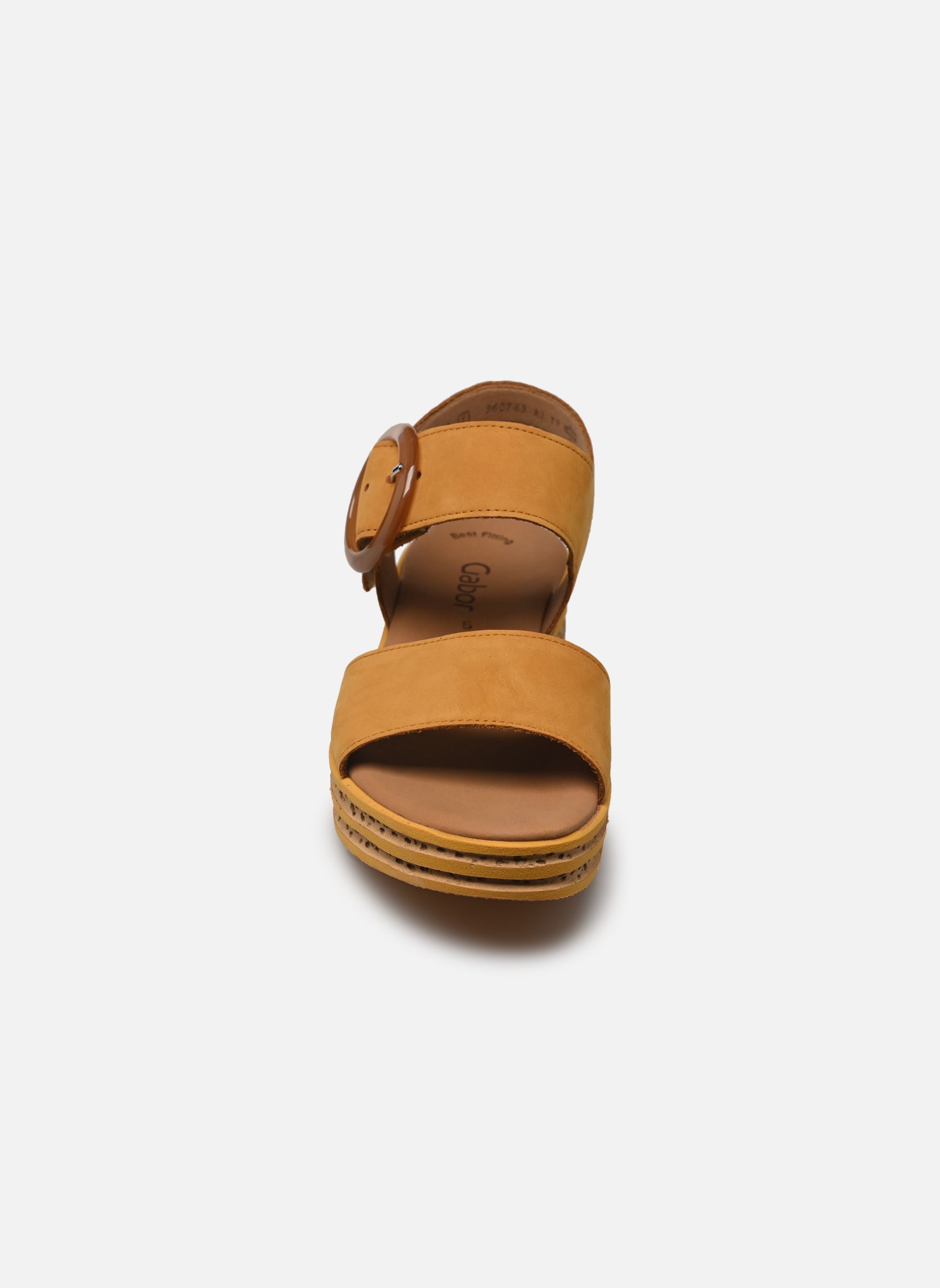 Keil- und Plateausandalen 64.550 damen gelb Gabor Keil- und Plateausandalen 64.550 damen gelb CURRY