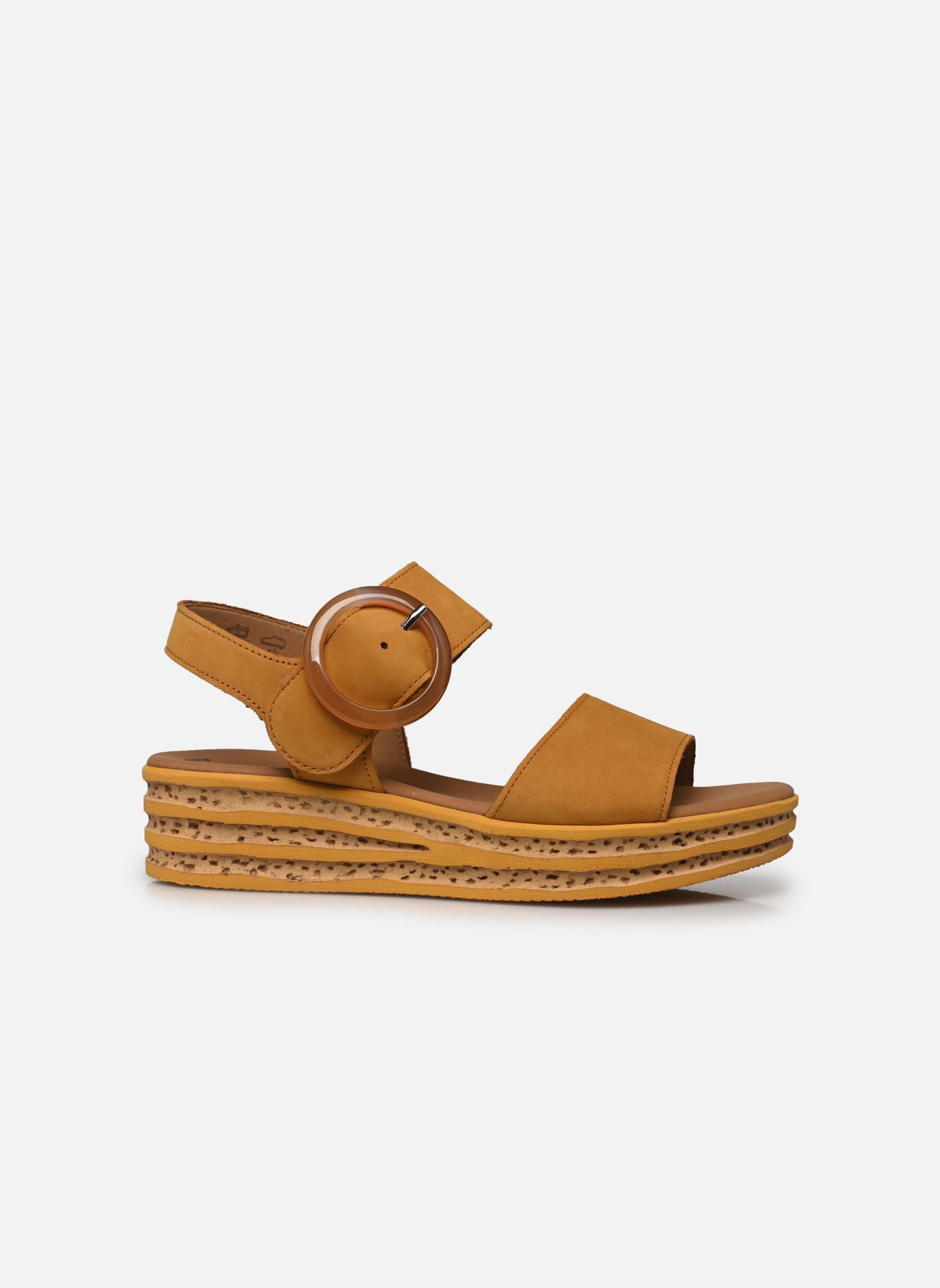 Keil- und Plateausandalen 64.550 damen gelb Gabor Keil- und Plateausandalen 64.550 damen gelb CURRY