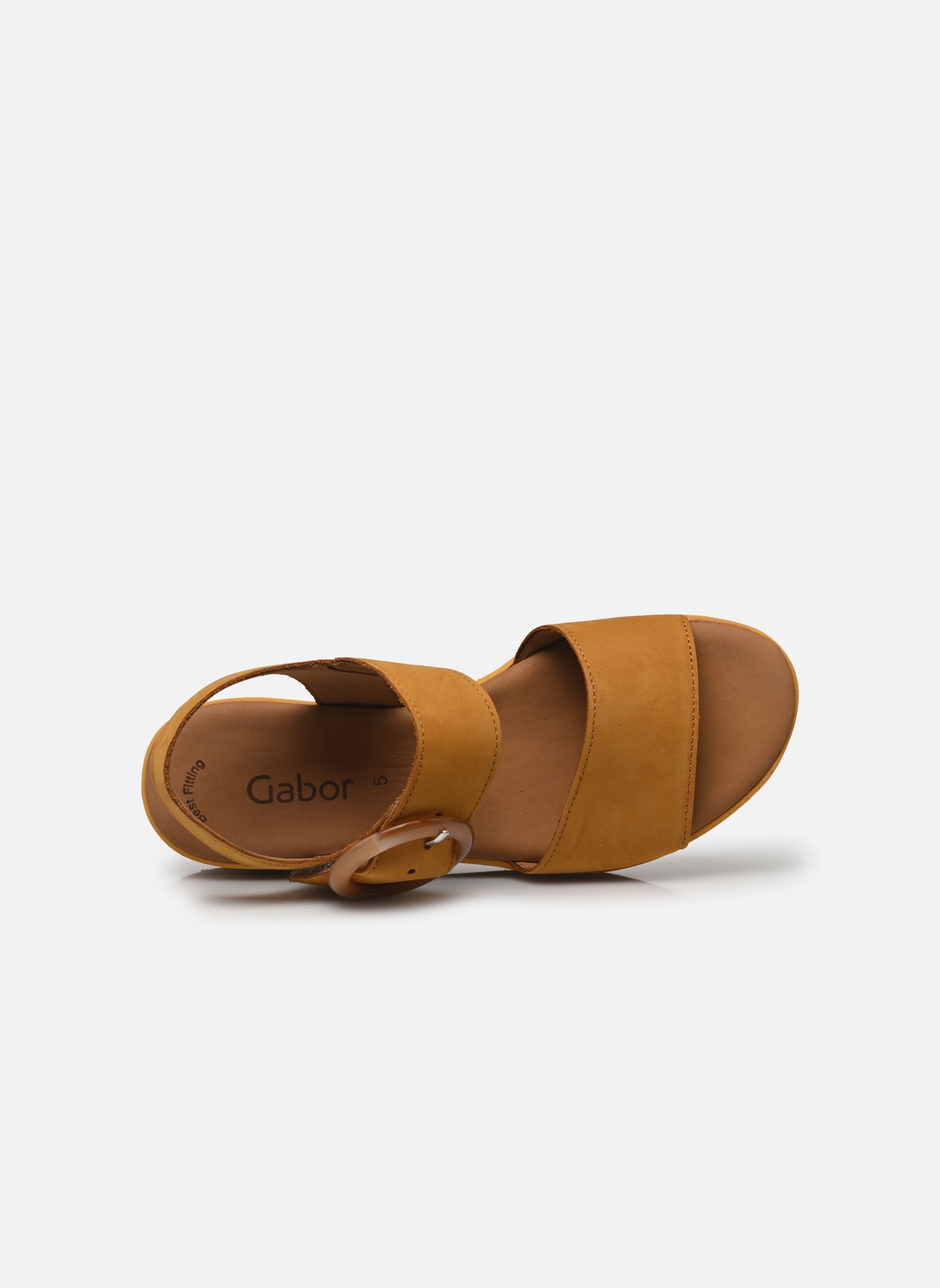 Keil- und Plateausandalen 64.550 damen gelb Gabor Keil- und Plateausandalen 64.550 damen gelb CURRY