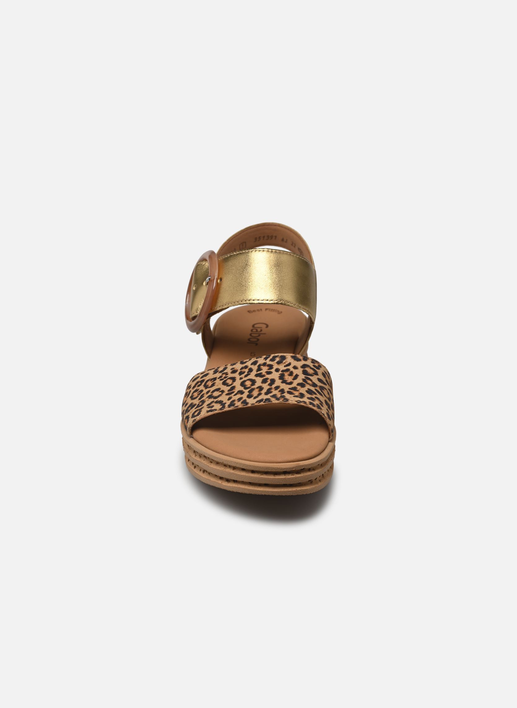 Sandalias y plataformas de cuña 64.550 mujer oro y bronce Gabor Sandalias y plataformas de cuña 64.550 mujer oro y bronce NATUR GOLD