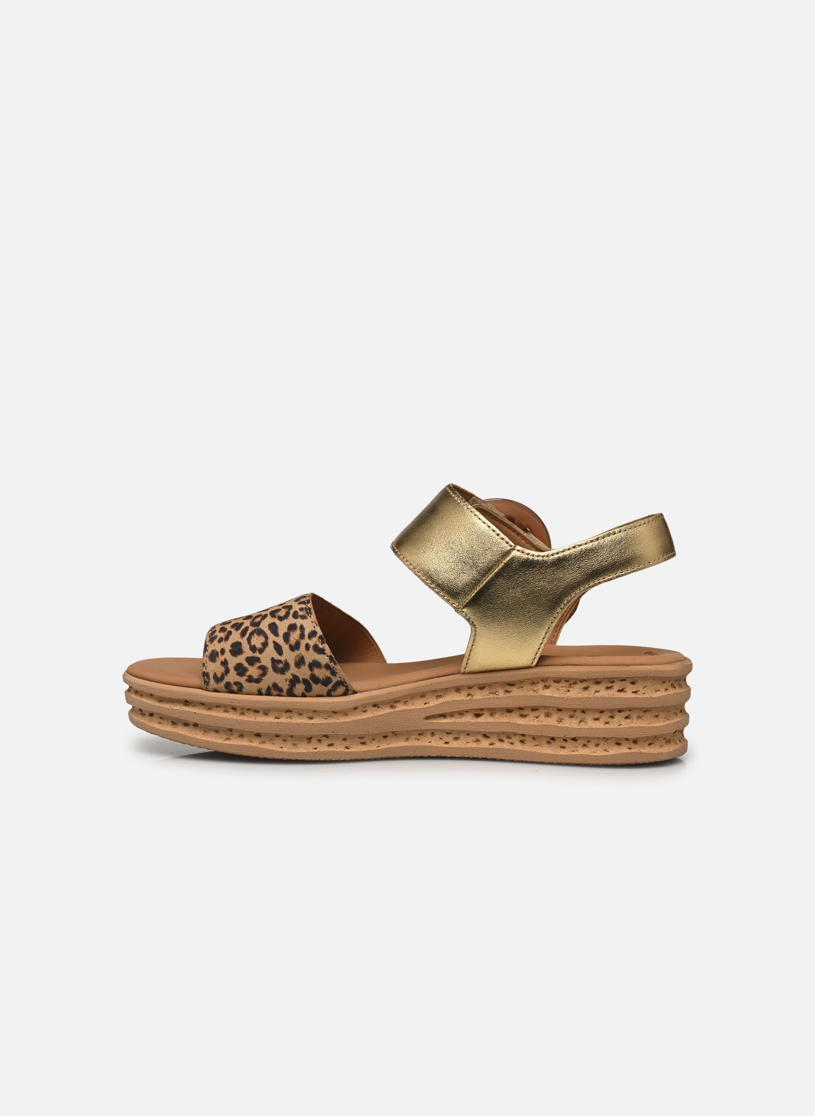 Sandalias y plataformas de cuña 64.550 mujer oro y bronce Gabor Sandalias y plataformas de cuña 64.550 mujer oro y bronce NATUR GOLD