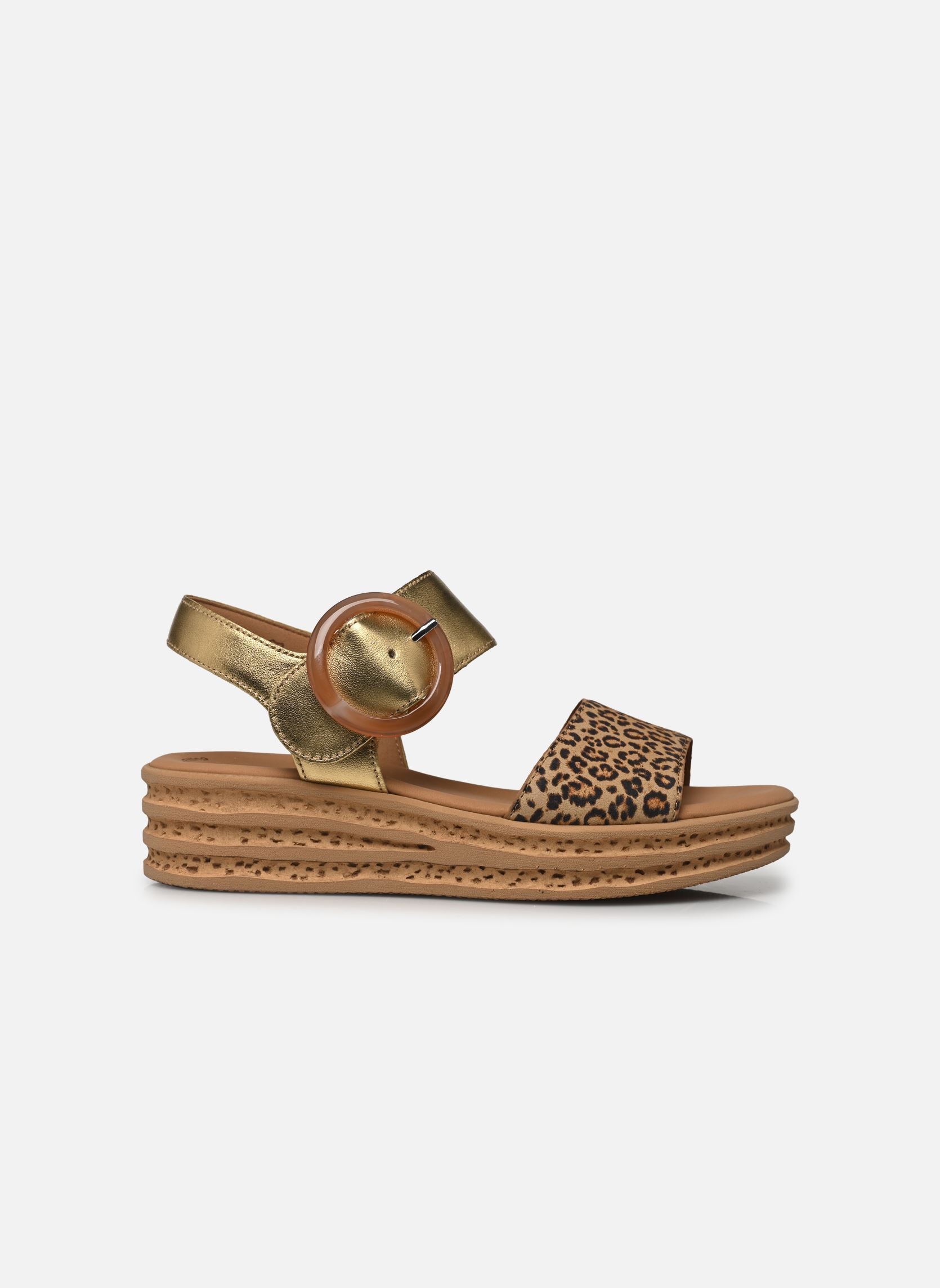 Sandalias y plataformas de cuña 64.550 mujer oro y bronce Gabor Sandalias y plataformas de cuña 64.550 mujer oro y bronce NATUR GOLD