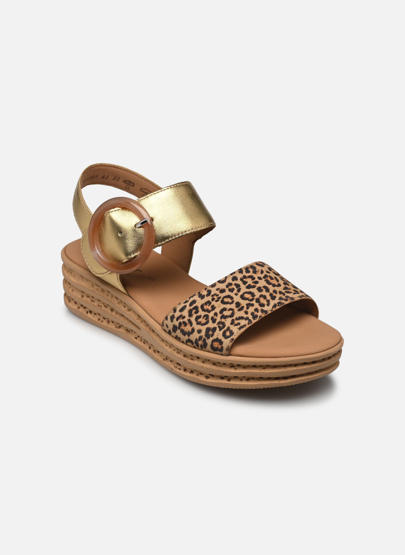 Sandalias y plataformas de cuña 64.550 mujer oro y bronce Gabor Sandalias y plataformas de cuña 64.550 mujer oro y bronce NATUR GOLD
