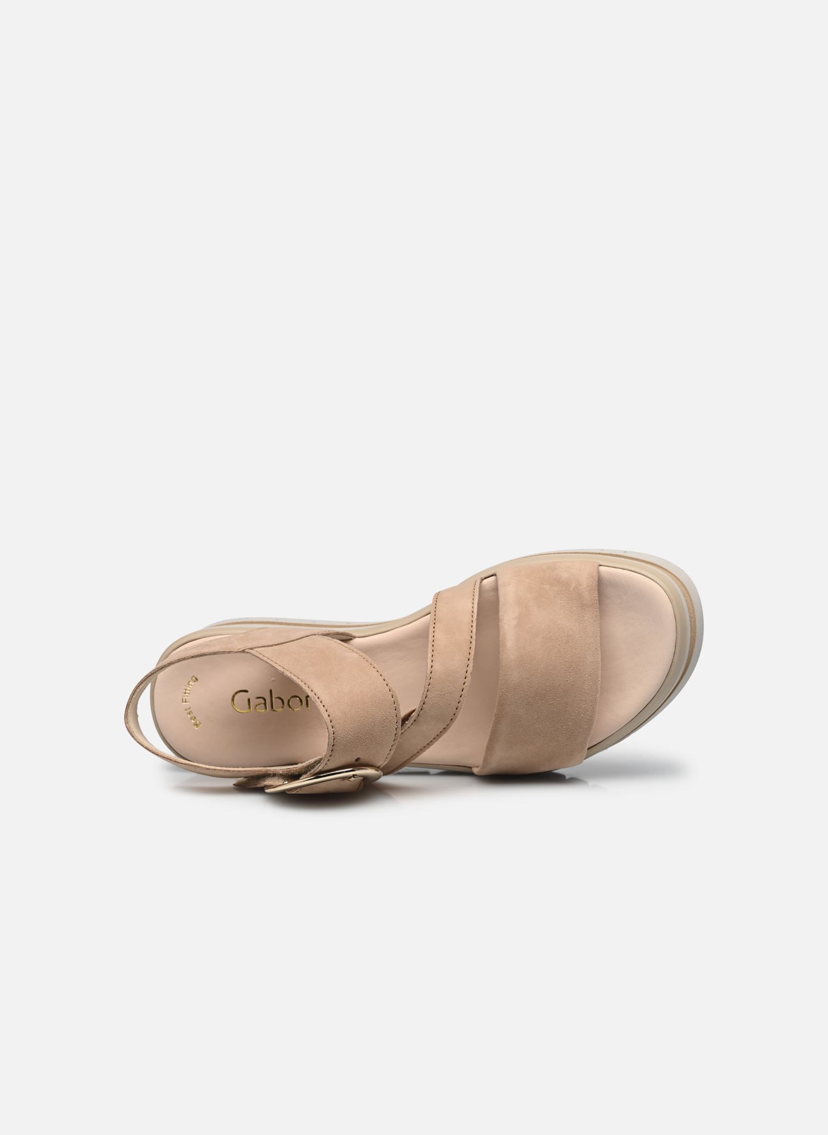 Keil- und Plateausandalen 64.627 damen braun Gabor Keil- und Plateausandalen 64.627 damen braun CARAMEL