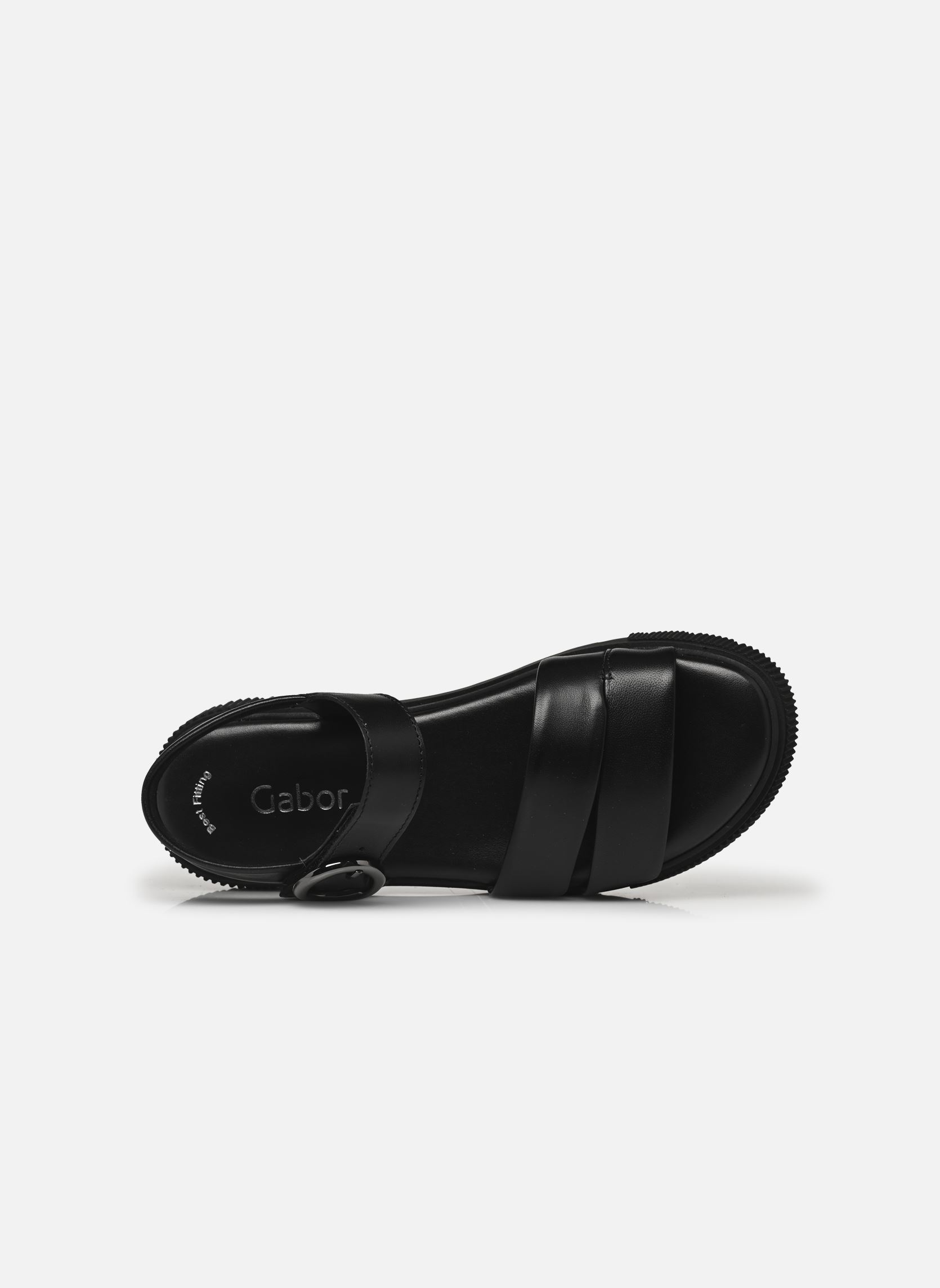 Sandales compensées et plateformes 64.510 femme noir Gabor Sandales compensées et plateformes 64.510 femme noir SCHWARZ