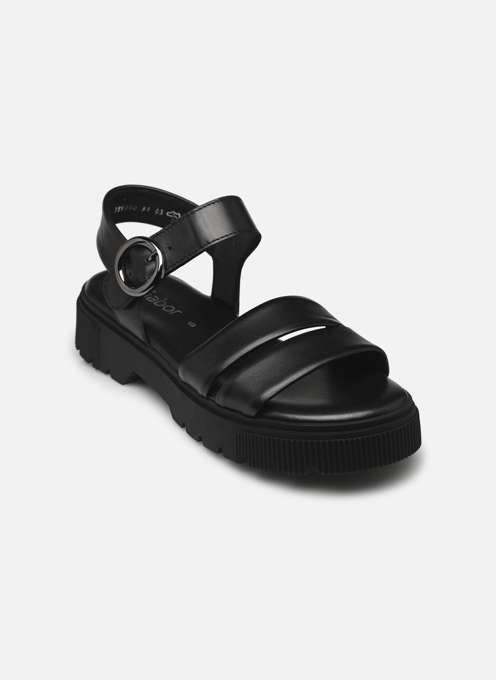 Sandales compensées et plateformes 64.510 femme noir Gabor Sandales compensées et plateformes 64.510 femme noir SCHWARZ