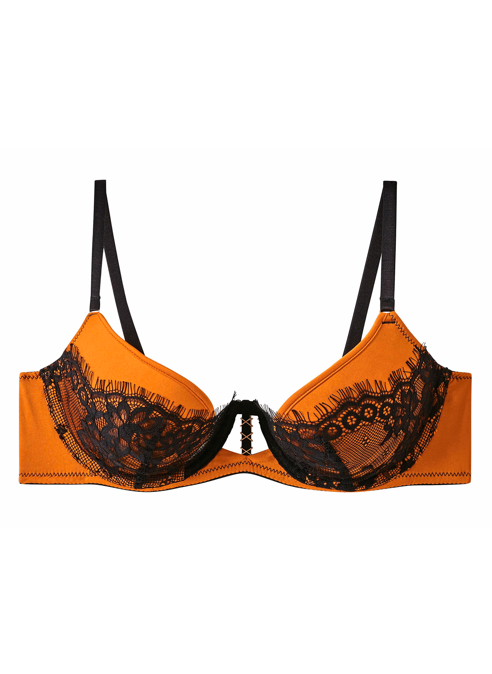 Brassières Soutien-gorge ampliforme coque moulée noir/jaune Tsunami femme noir Pomm'Poire Brassières Soutien-gorge ampliforme coque moulée noir/jaune Tsunami femme noir Noir