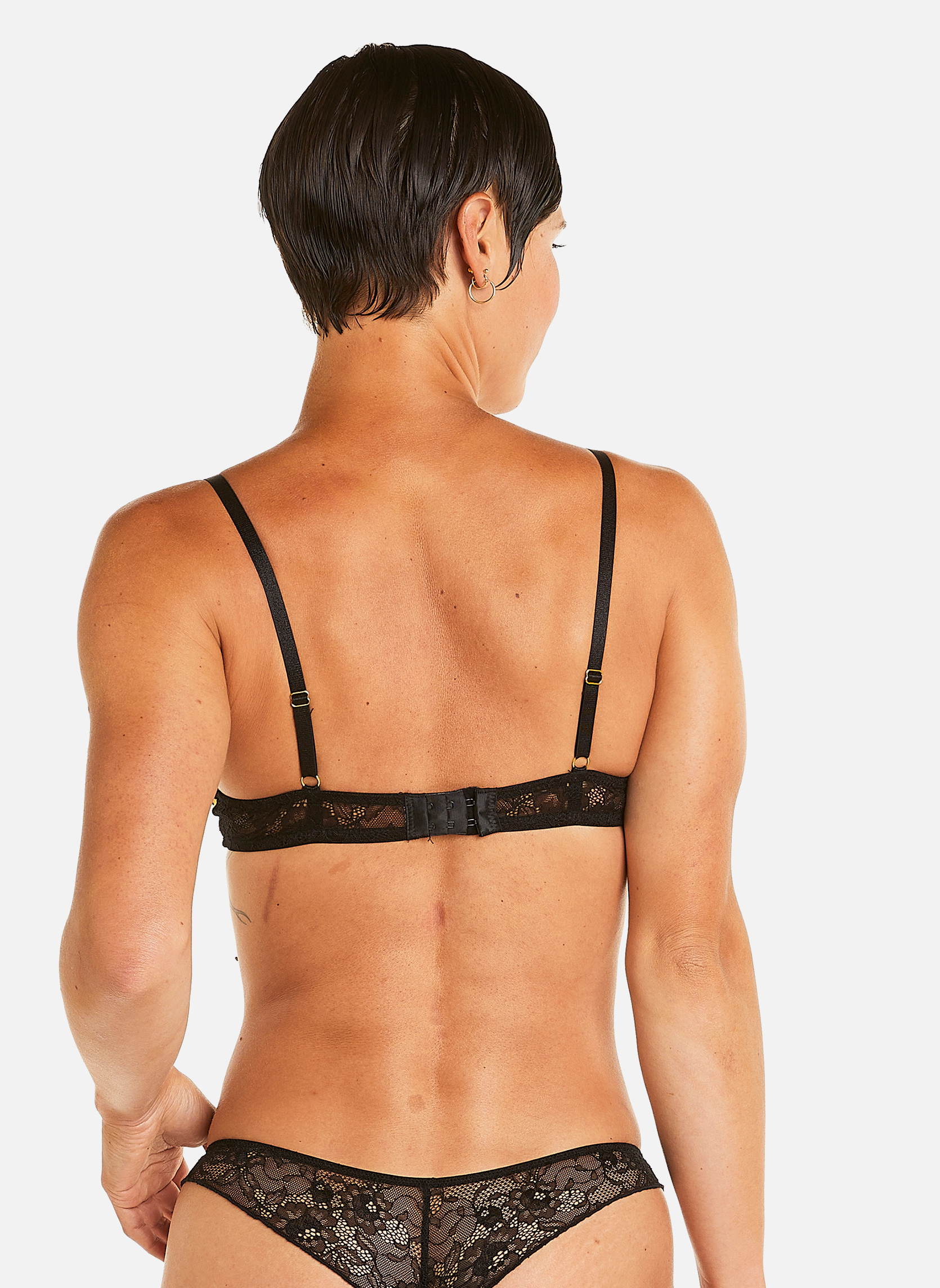 Brassières Soutien-gorge ampliforme coque moulée noir/jaune Tsunami femme noir Pomm'Poire Brassières Soutien-gorge ampliforme coque moulée noir/jaune Tsunami femme noir Noir