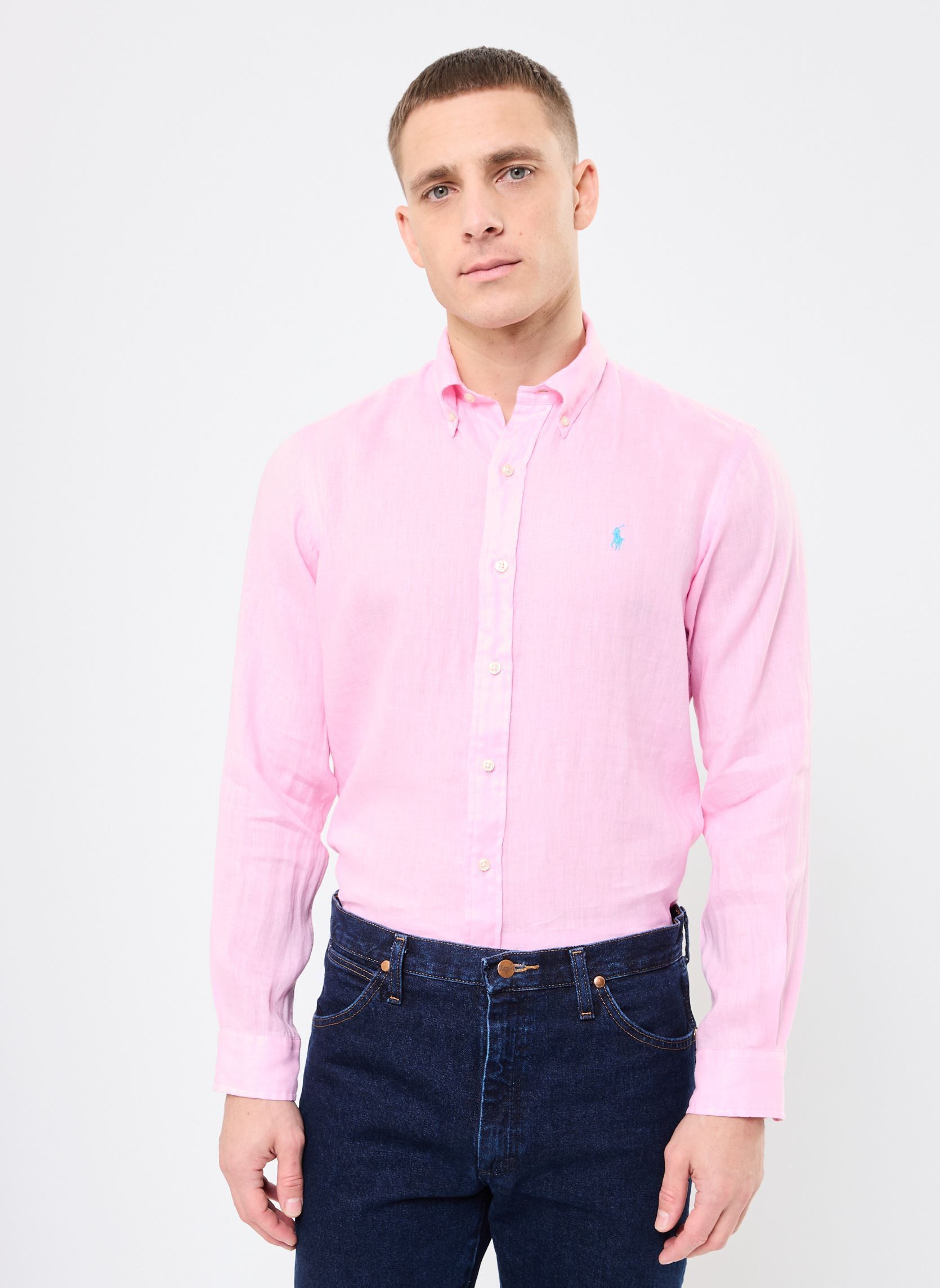 Chemise Polo Ralph Lauren CHEMISE COUPE DROITE EN LIN EU - vue 2
