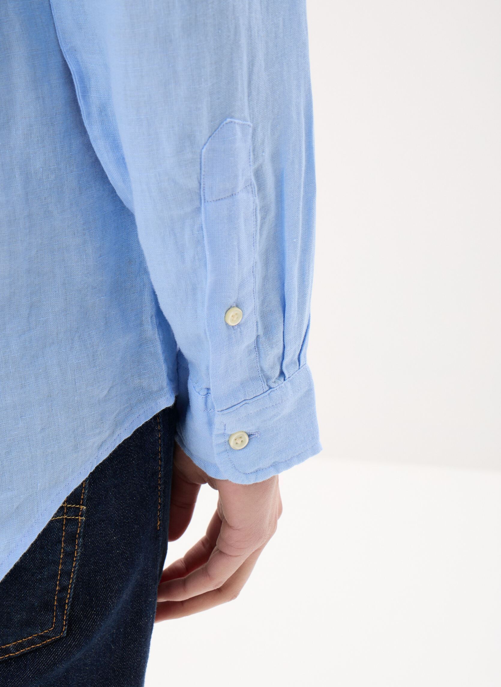 Chemises Cubdppcs-Long Sleeve-Sport Shirt 7109662 homme bleu Polo Ralph Lauren Chemises Cubdppcs-Long Sleeve-Sport Shirt 7109662 homme bleu Austin Blue