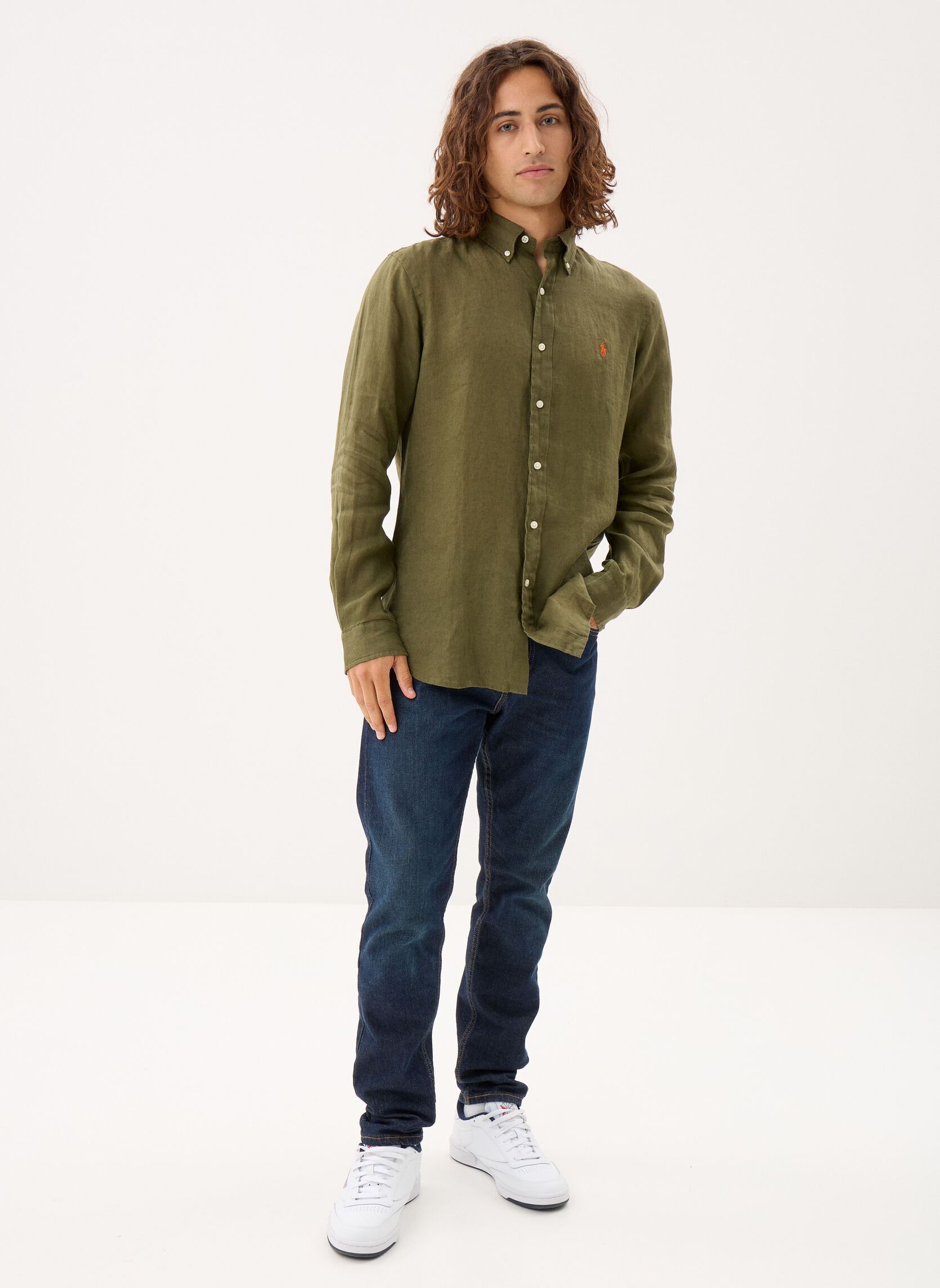 Hemden Cubdppcs-Long Sleeve-Sport Shirt 7109662 herren grün Polo Ralph Lauren Hemden Cubdppcs-Long Sleeve-Sport Shirt 7109662 herren grün NEW OLIVE