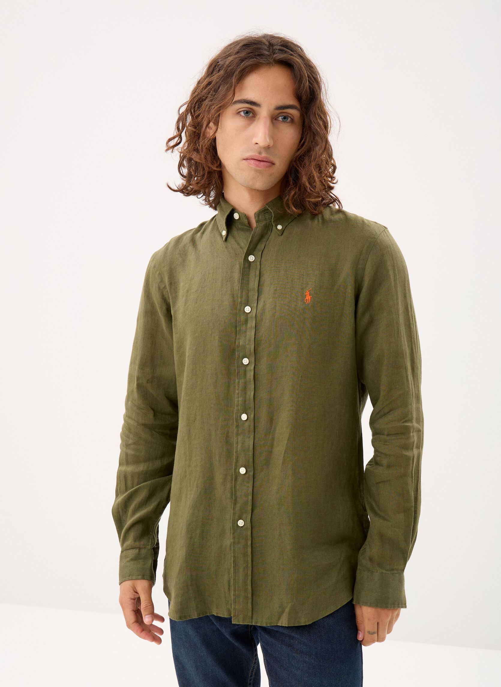 Hemden Cubdppcs-Long Sleeve-Sport Shirt 7109662 herren grün Polo Ralph Lauren Hemden Cubdppcs-Long Sleeve-Sport Shirt 7109662 herren grün NEW OLIVE