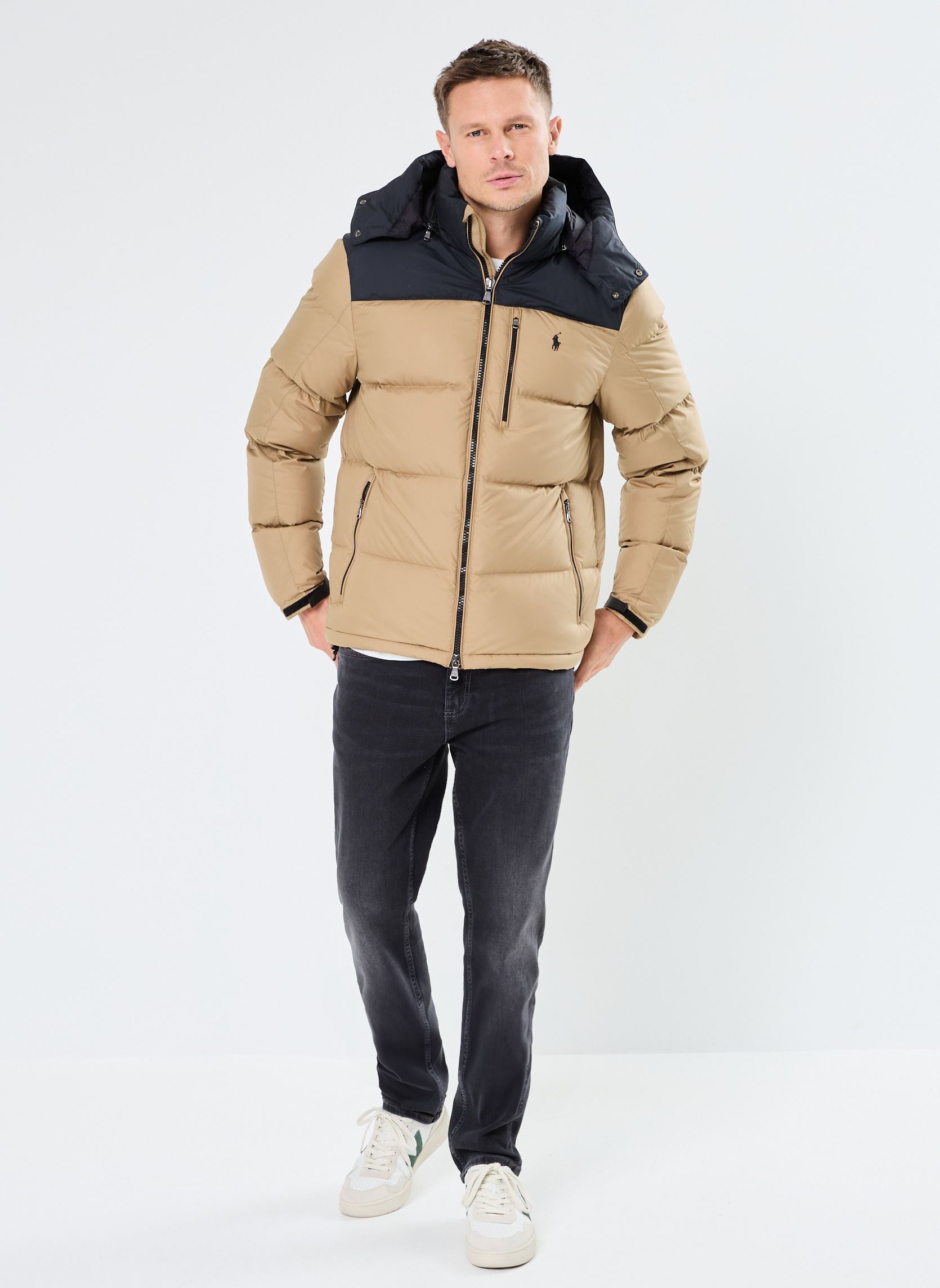 Blousons El Cap Jkt-Insulated-Bomber 710955627 homme vert Polo Ralph Lauren Blousons El Cap Jkt-Insulated-Bomber 710955627 homme vert DESERT KHAKI/POLO BLACK