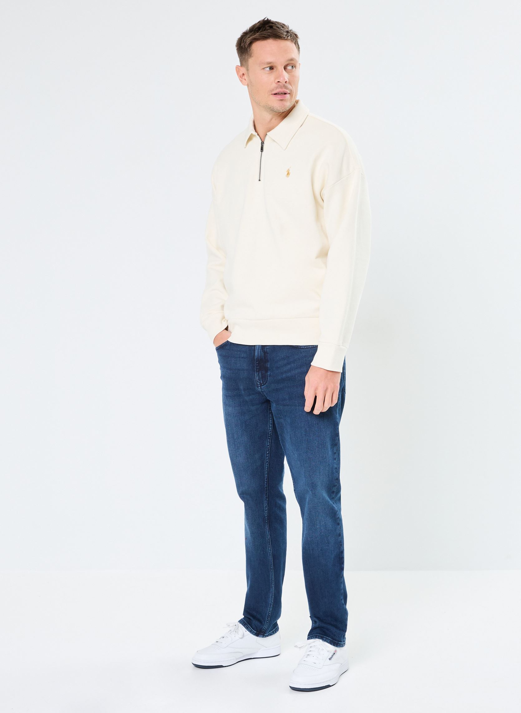 Polo Ralph Lauren Pulls Pull - Lshzm7-Long Sleeve-Half Zip homme
