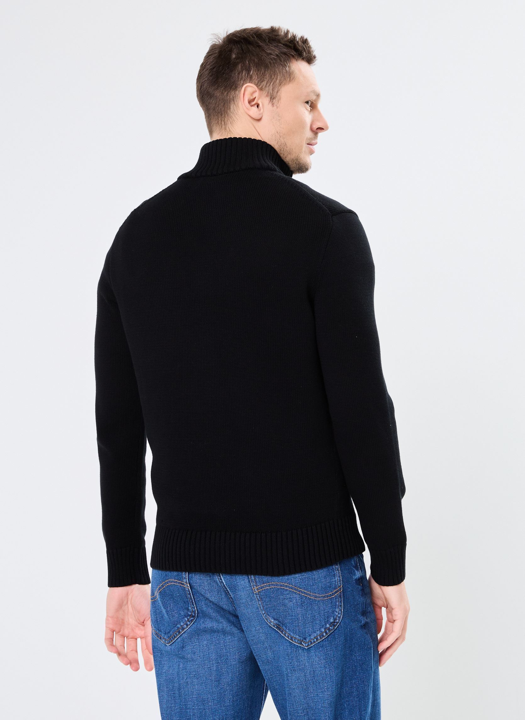 Pulls Lshzpp7Gg-Long Sleeve-Pullover 710859939 homme noir Polo Ralph Lauren Pulls Lshzpp7Gg-Long Sleeve-Pullover 710859939 homme noir POLO BLACK