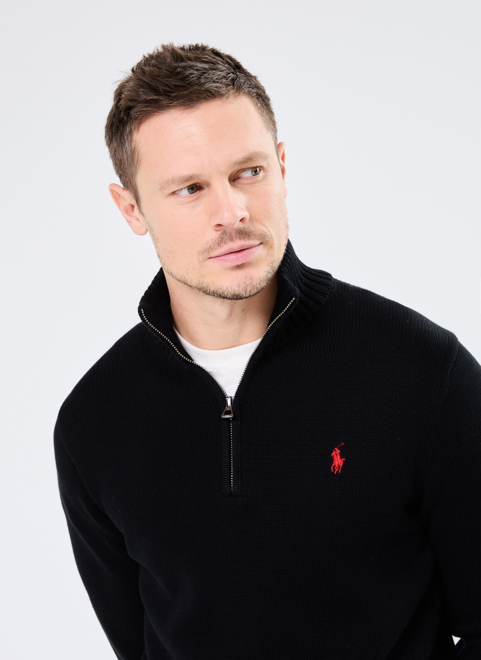 Pulls Lshzpp7Gg-Long Sleeve-Pullover 710859939 homme noir Polo Ralph Lauren Pulls Lshzpp7Gg-Long Sleeve-Pullover 710859939 homme noir POLO BLACK