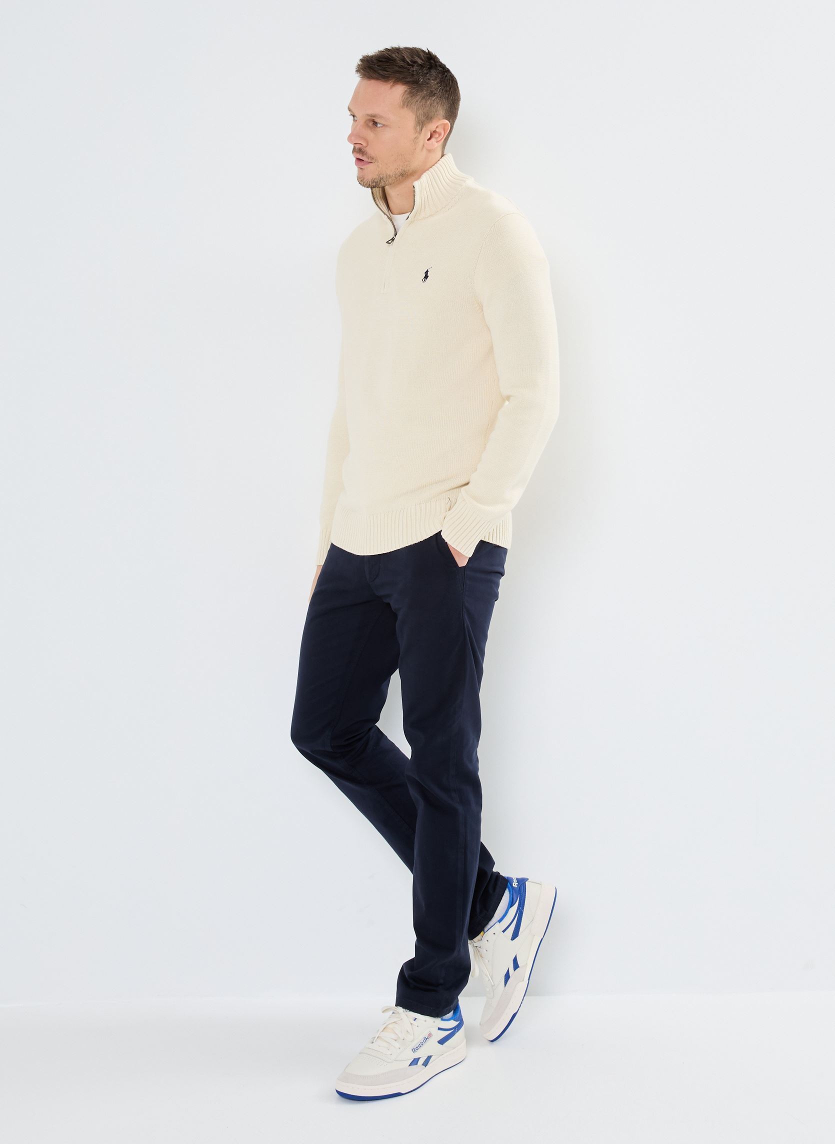 Pullover Lshzpp7Gg-Long Sleeve-Pullover 710859939 herren weiß Polo Ralph Lauren Pullover Lshzpp7Gg-Long Sleeve-Pullover 710859939 herren weiß ANDOVER CREAM