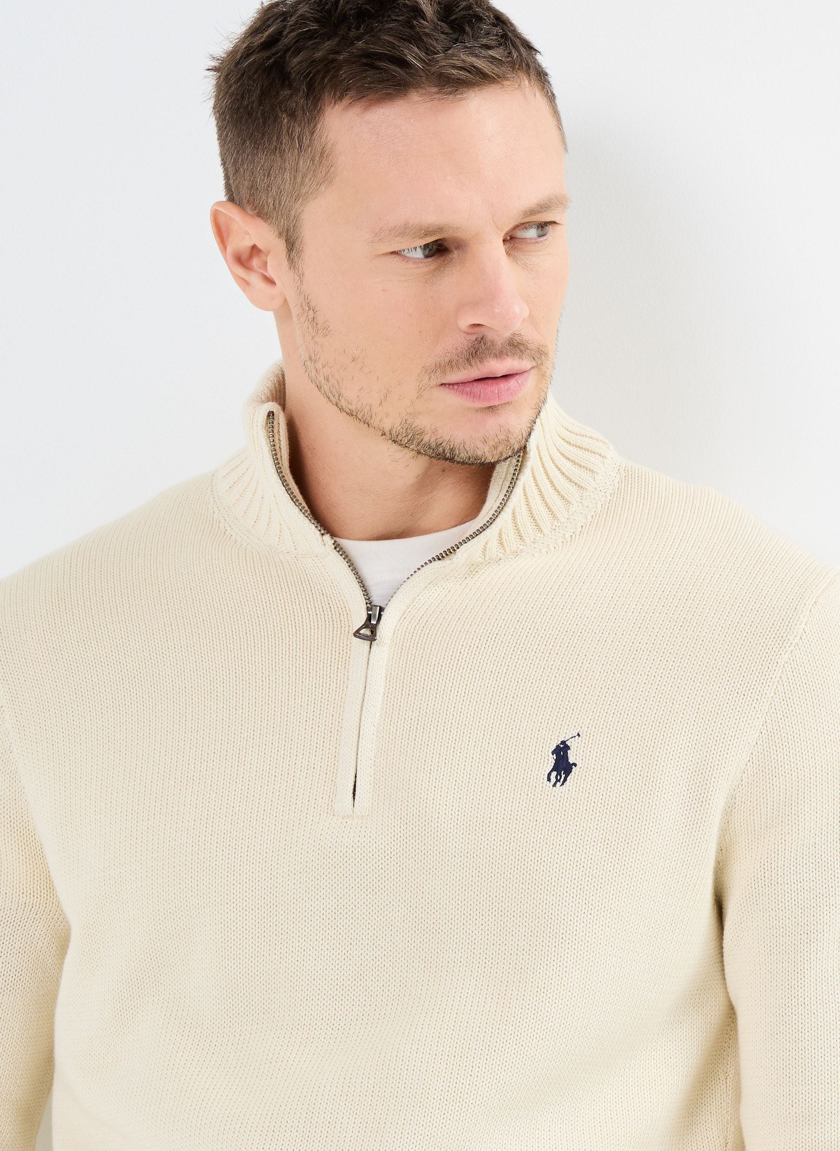 Pullover Lshzpp7Gg-Long Sleeve-Pullover 710859939 herren weiß Polo Ralph Lauren Pullover Lshzpp7Gg-Long Sleeve-Pullover 710859939 herren weiß ANDOVER CREAM