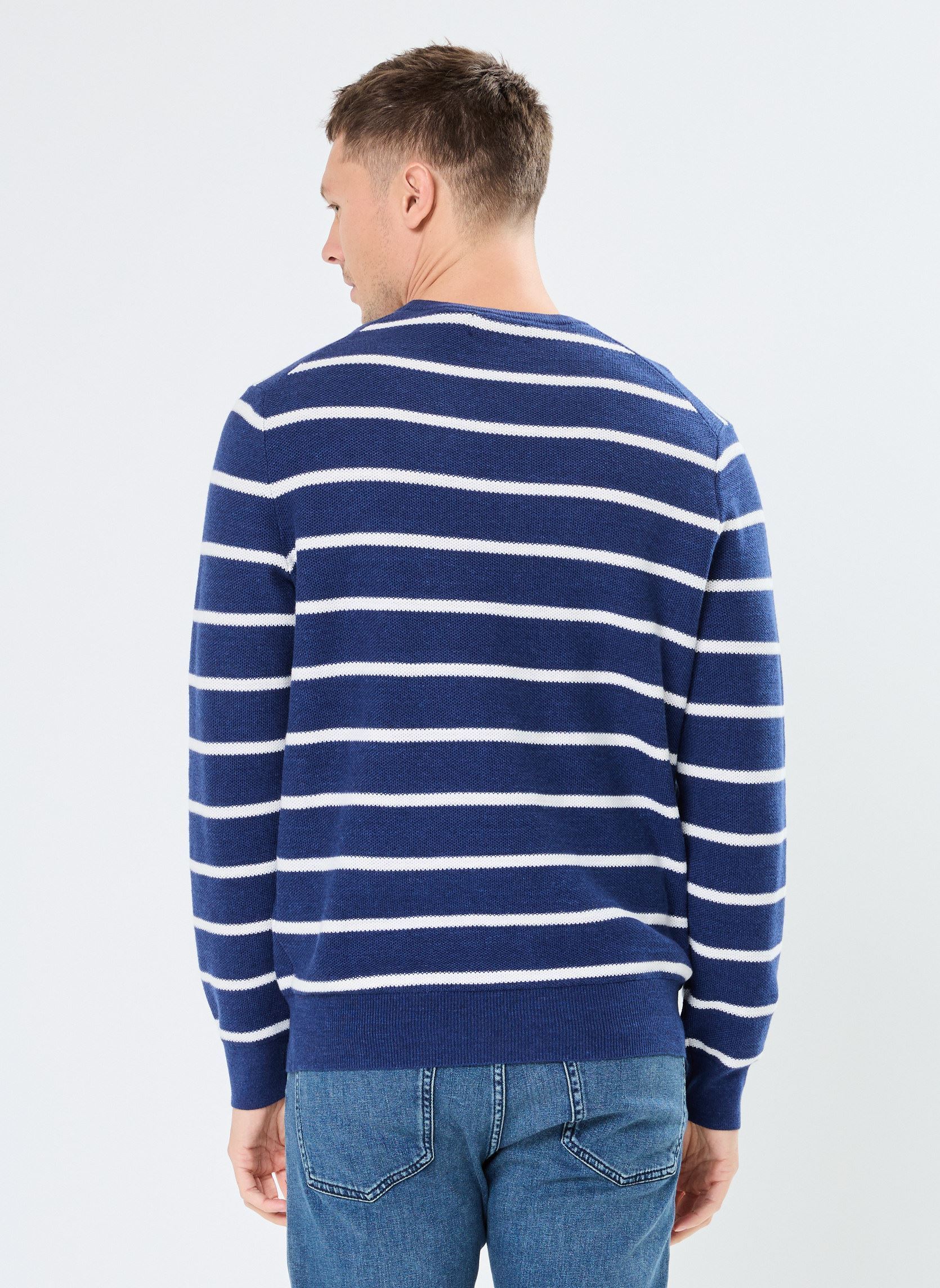 Pulls Lstxtcnpp-Long Sleeve-Pullover 710955764 homme bleu Polo Ralph Lauren Pulls Lstxtcnpp-Long Sleeve-Pullover 710955764 homme bleu NAVY COMBO