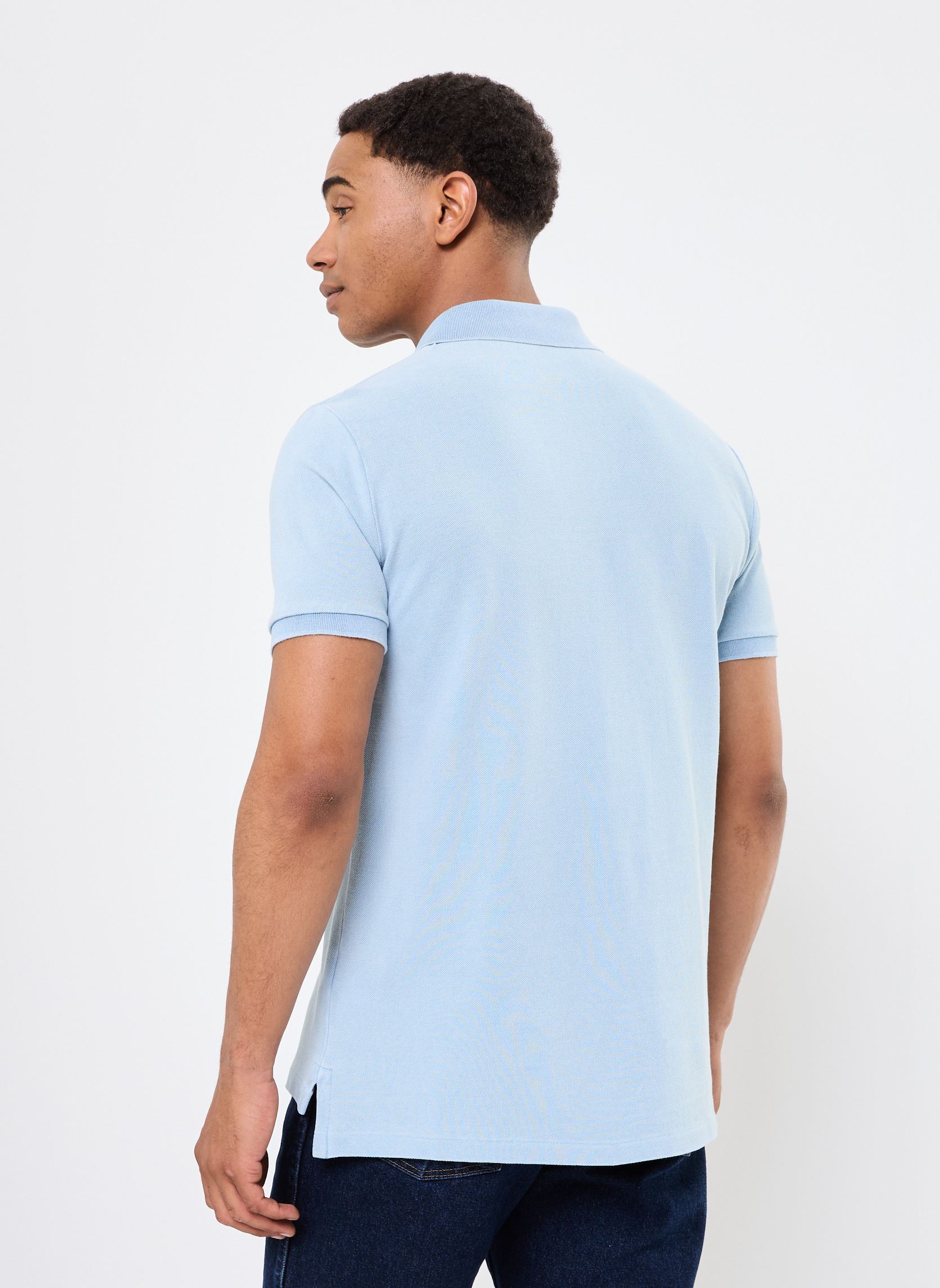 Polo a maniche corte Sskccmslm1-Short Sleeve-Polo Shirt 71097 uomo blu Polo Ralph Lauren Polo a maniche corte Sskccmslm1-Short Sleeve-Polo Shirt 71097 uomo blu LIGHT INDIGO/C7565