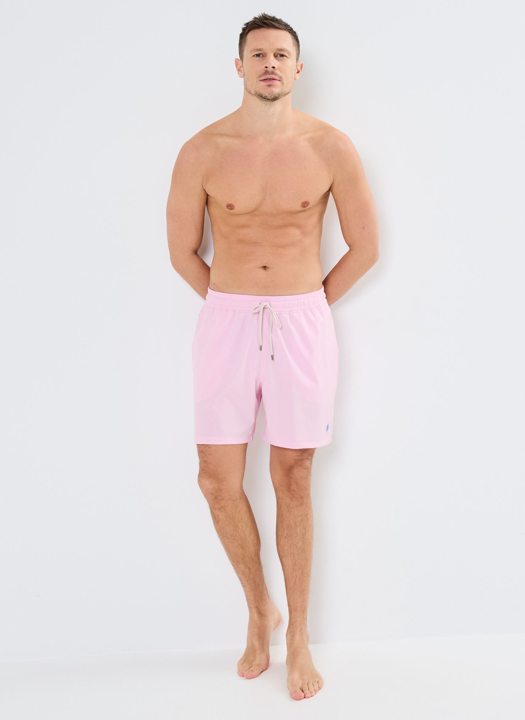 Shorts de bain Traveler-Mid-Trunk 710957782 homme rose Polo Ralph Lauren Shorts de bain Traveler-Mid-Trunk 710957782 homme rose CARMEL PINK