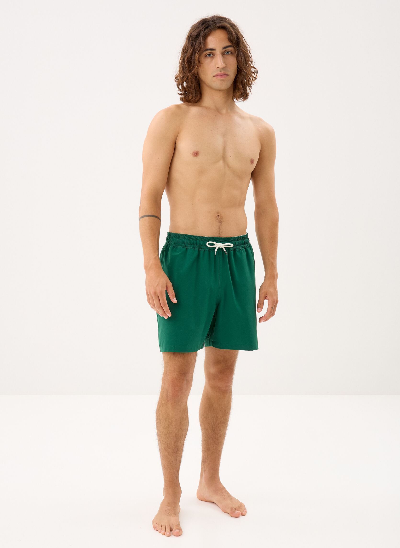 Badeshorts Traveler-Mid-Trunk 710957782 herren grün Polo Ralph Lauren Badeshorts Traveler-Mid-Trunk 710957782 herren grün NEW FOREST
