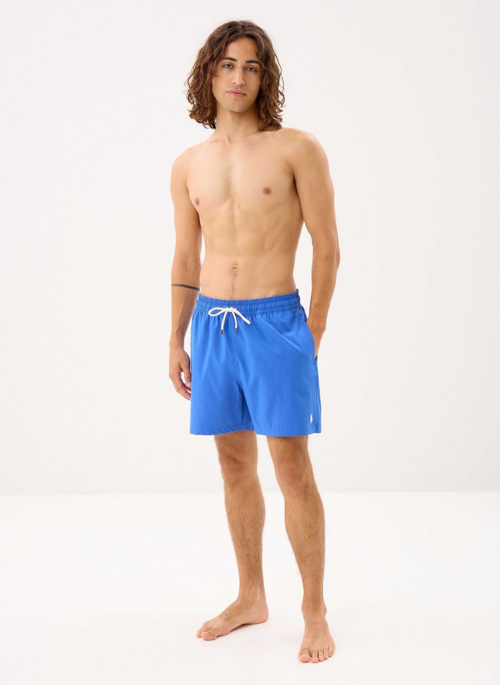 Zwemshorts Traveler-Mid-Trunk 710957782 heren blauw Polo Ralph Lauren Zwemshorts Traveler-Mid-Trunk 710957782 heren blauw NEW IRIS BLUE/C1750
