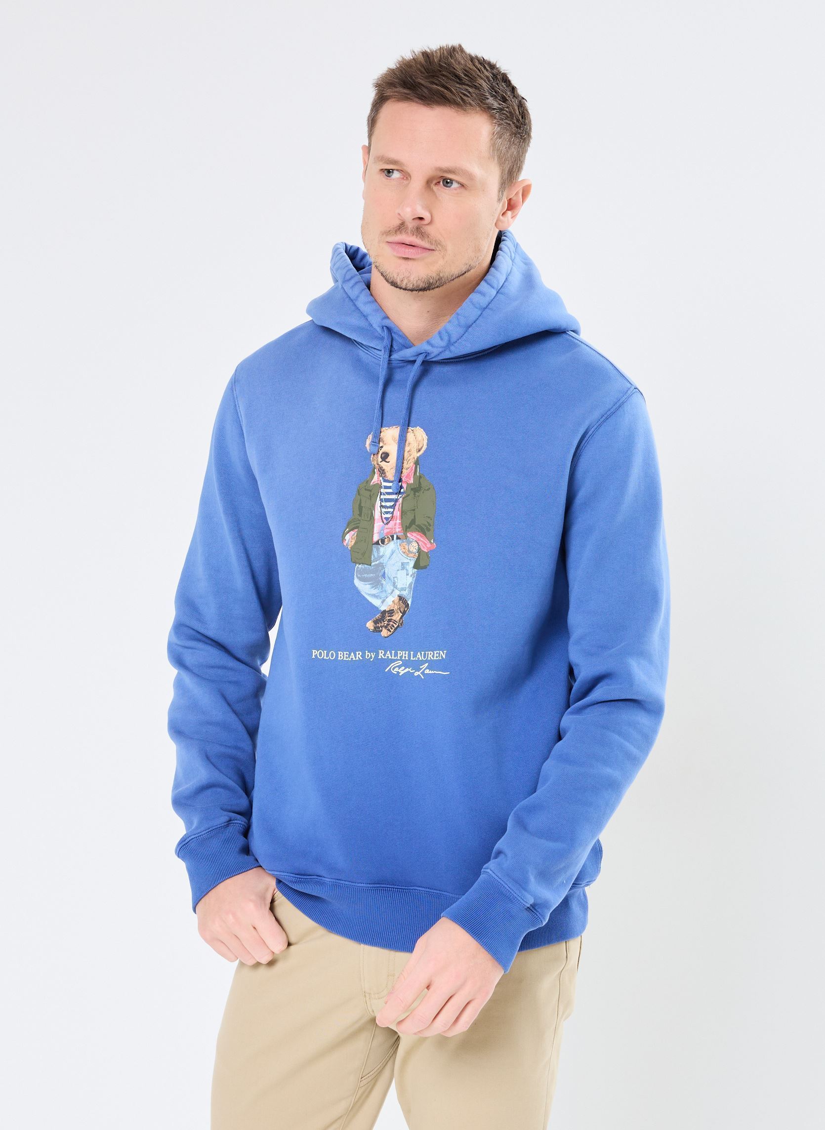 Kapuzenpullover Pohoodm33-Long Sleeve-Sweatshirt 7109581 herren blau Polo Ralph Lauren Kapuzenpullover Pohoodm33-Long Sleeve-Sweatshirt 7109581 herren blau CR24 NW IRIS BLU SW EXPLR BEAR