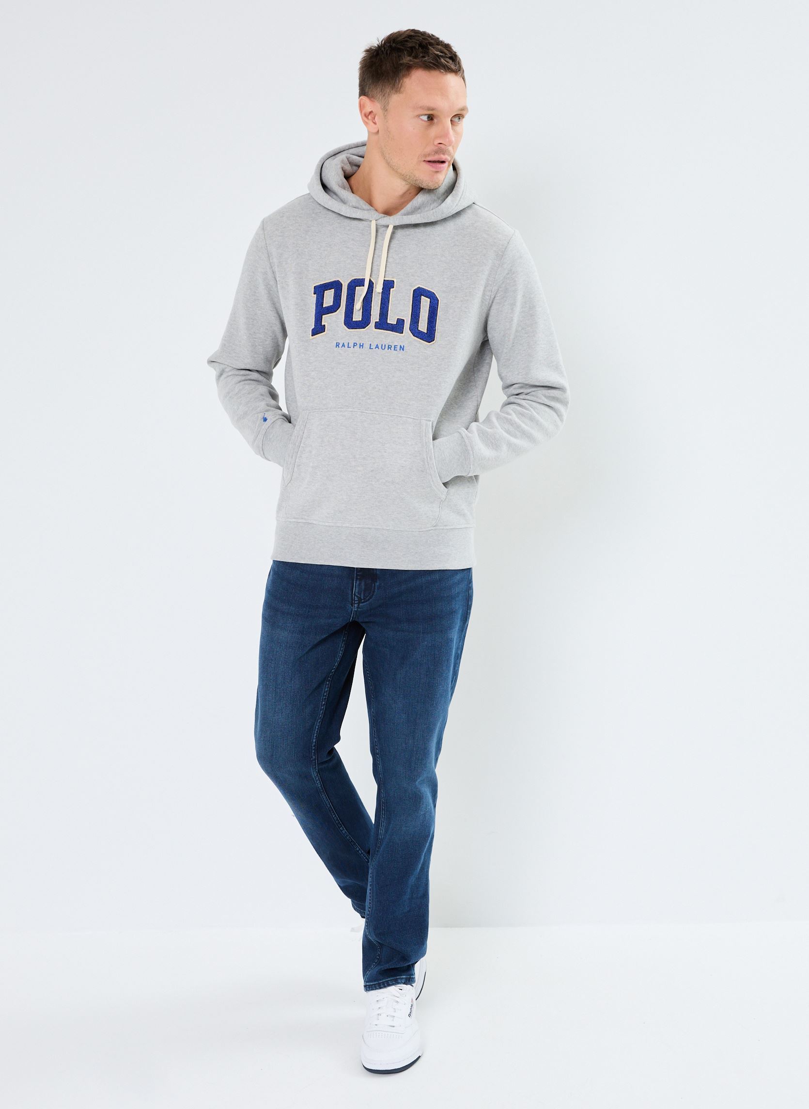 Sweatshirts Lspohoodm5-Long Sleeve-Sweatshirt 710959 herren grau Polo Ralph Lauren Sweatshirts Lspohoodm5-Long Sleeve-Sweatshirt 710959 herren grau ANDOVER HEATHER