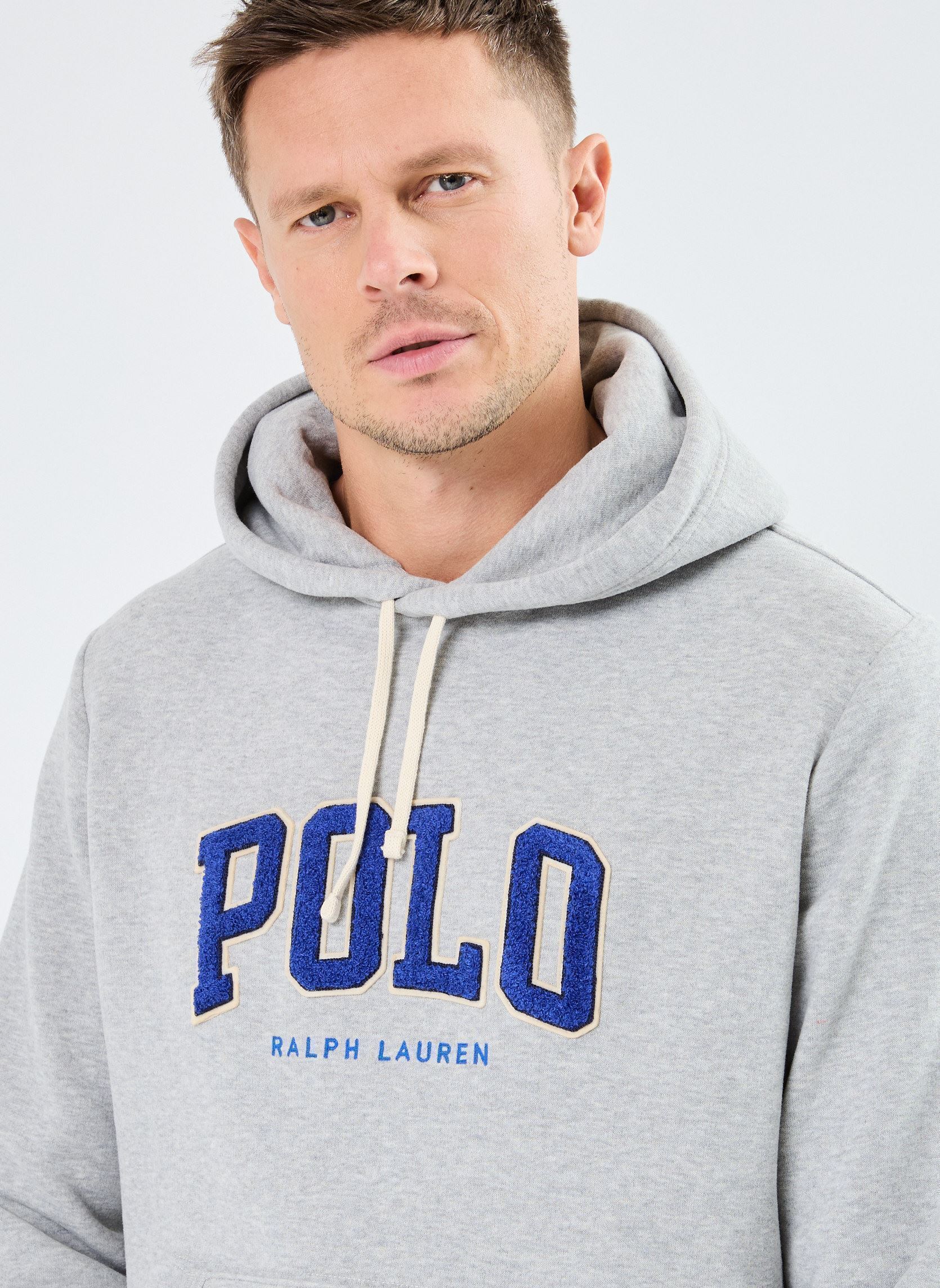 Sweatshirts Lspohoodm5-Long Sleeve-Sweatshirt 710959 herren grau Polo Ralph Lauren Sweatshirts Lspohoodm5-Long Sleeve-Sweatshirt 710959 herren grau ANDOVER HEATHER