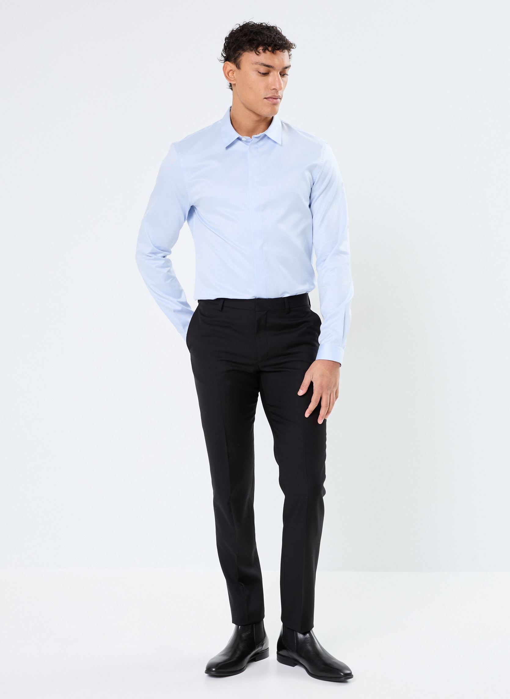 Chemises HCCL26167K homme bleu The Kooples Chemises HCCL26167K homme bleu SKY01