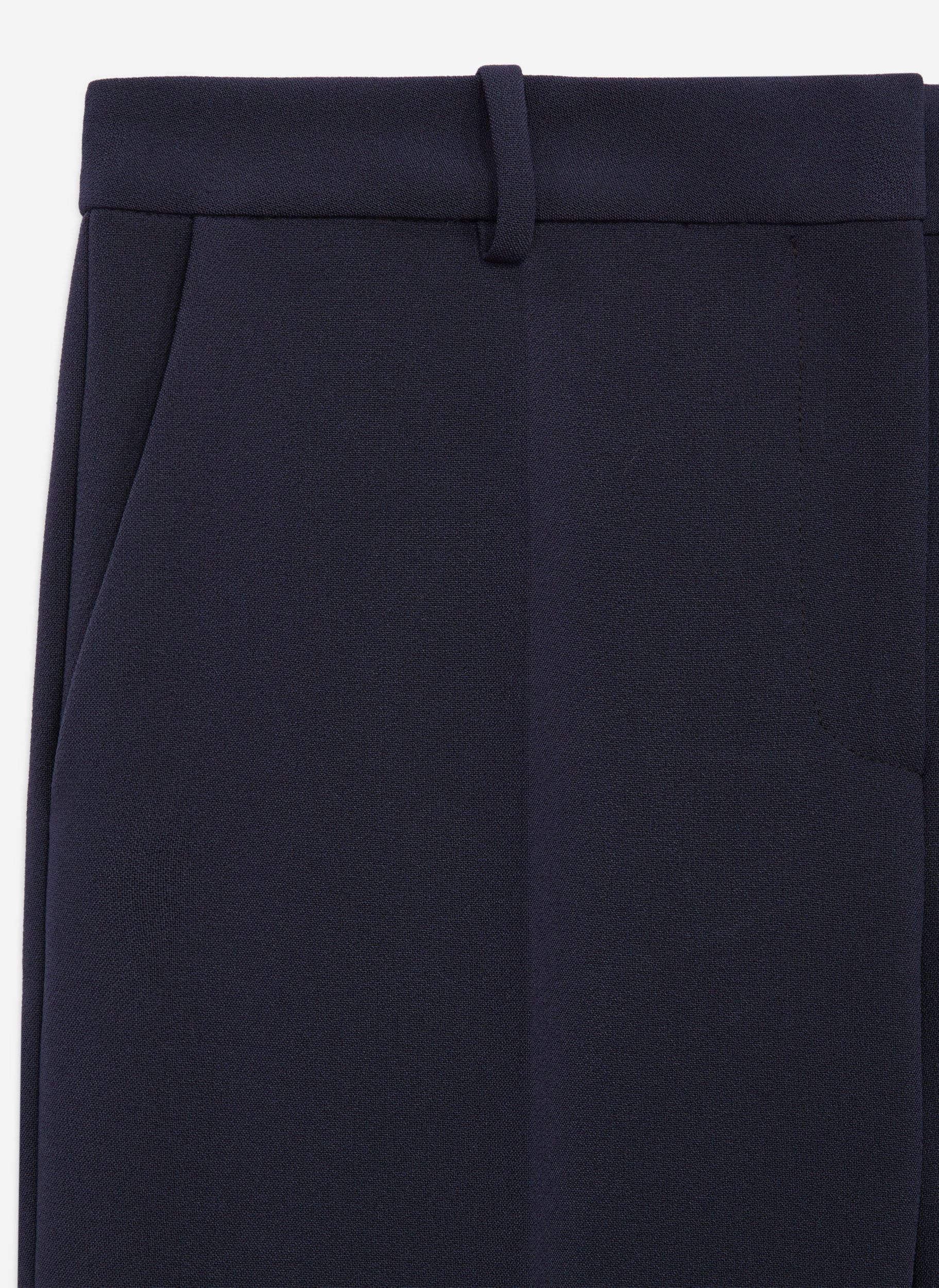 Kostuumbroeken FPAN25300K dames blauw The Kooples Kostuumbroeken FPAN25300K dames blauw NAV03