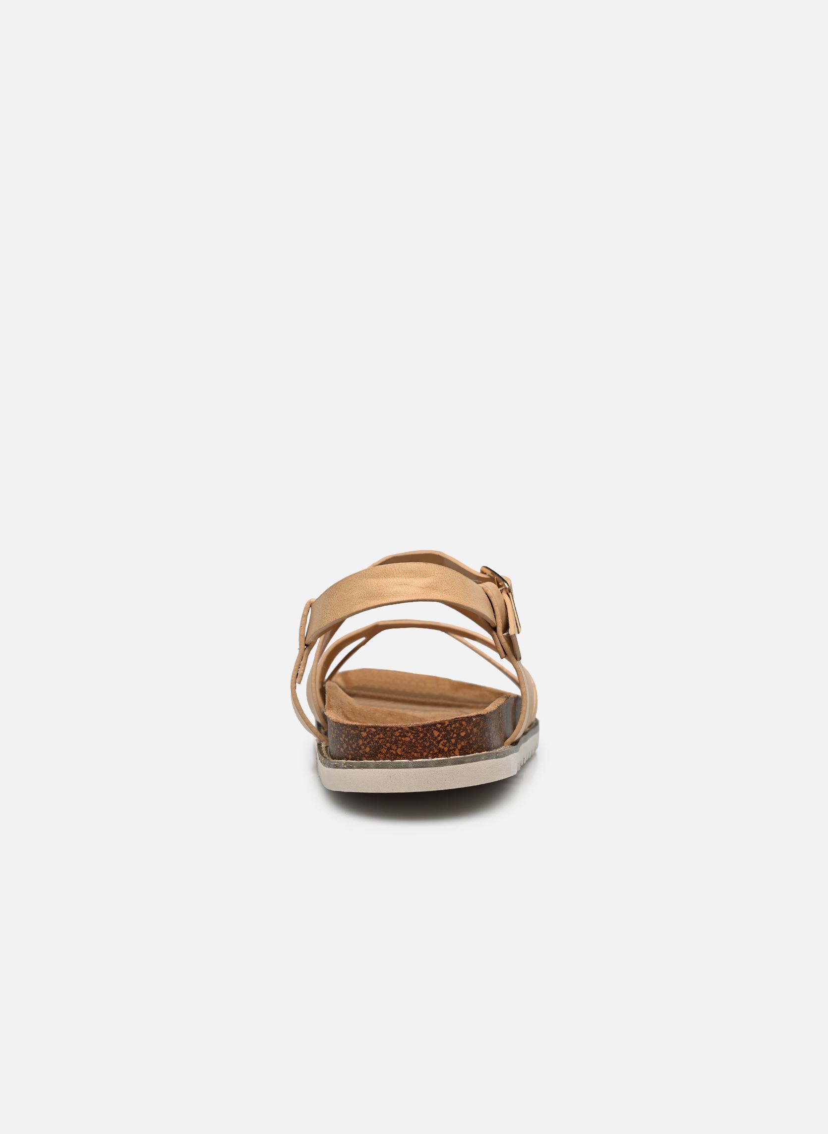 Platte sandalen Sandales FILOAT size + dames bruin MADE BY Platte sandalen Sandales FILOAT size + dames bruin COGNAC