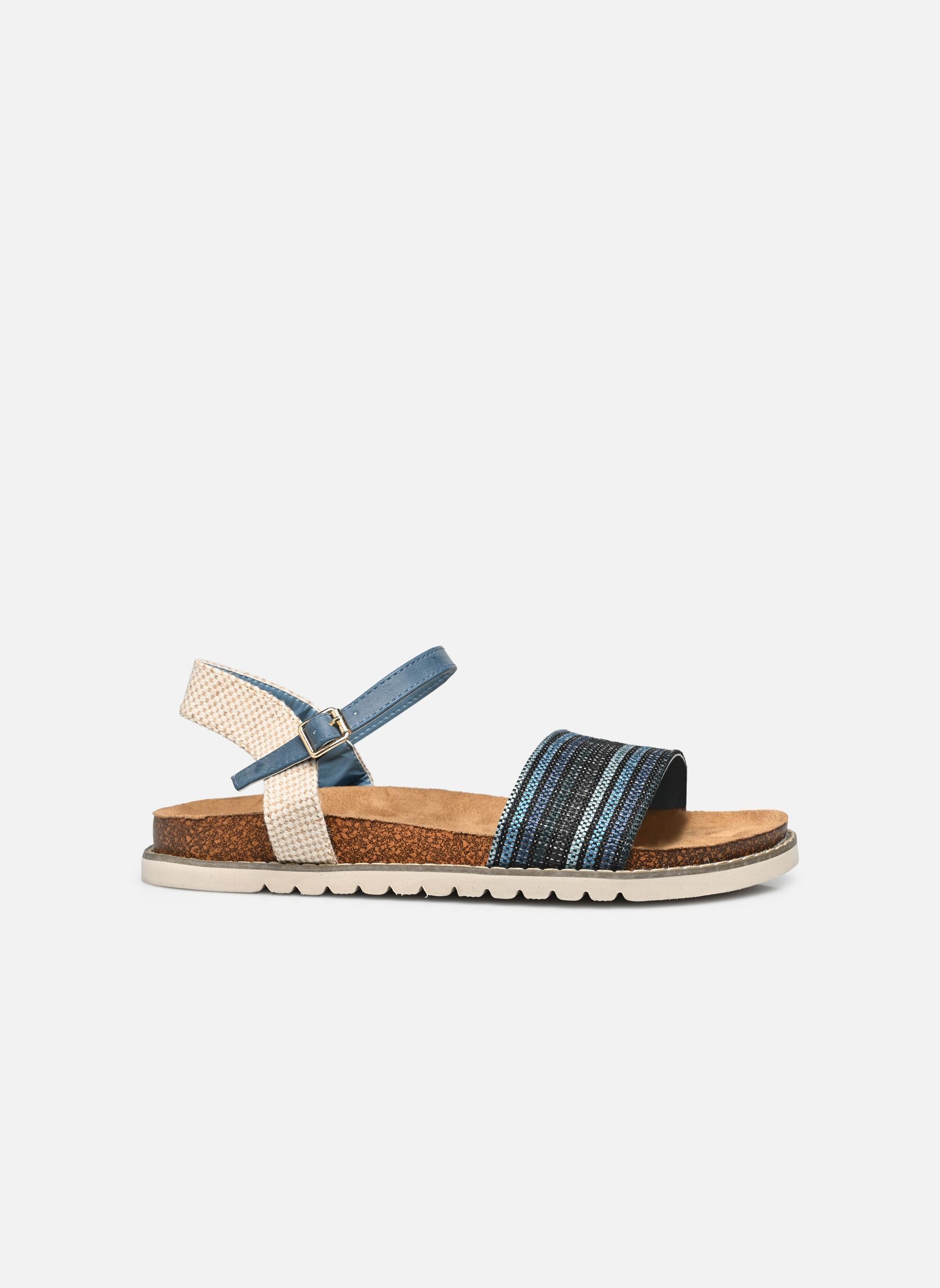 Platte sandalen Sandales FILONA size + dames blauw MADE BY Platte sandalen Sandales FILONA size + dames blauw BLUE
