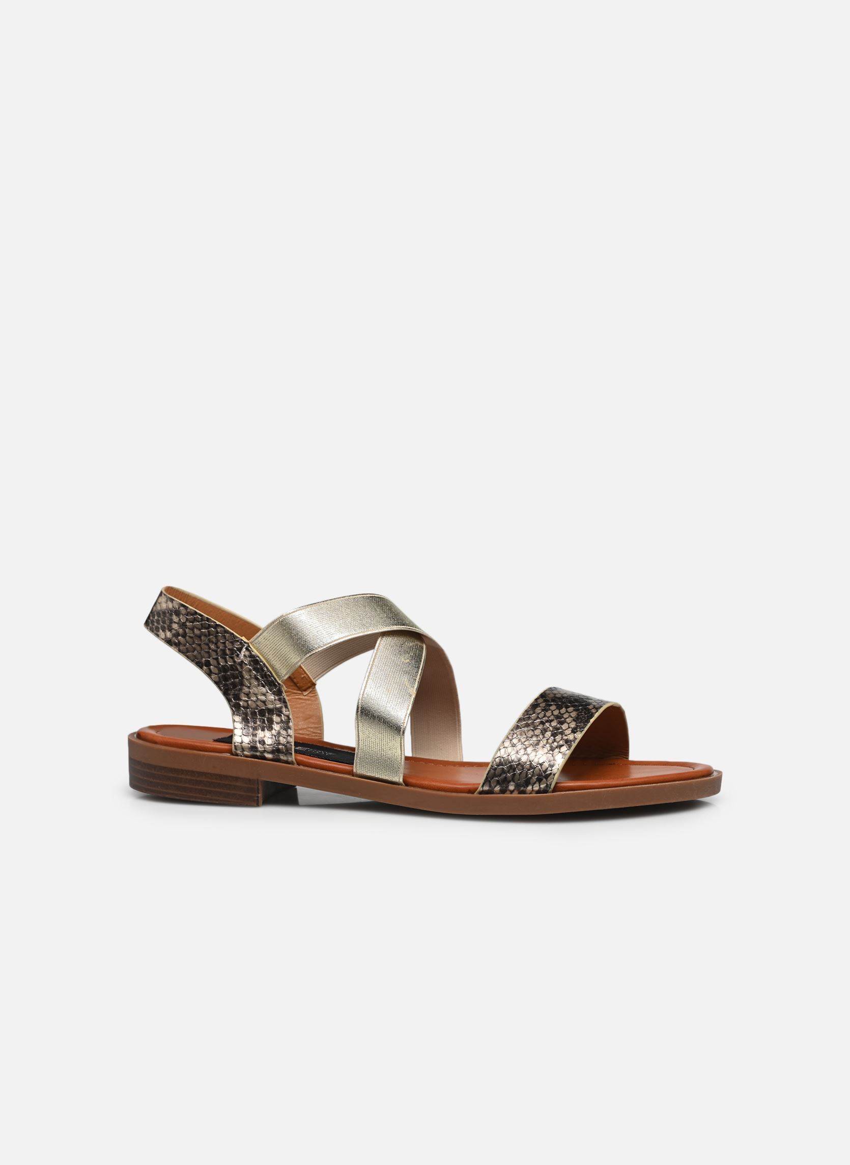 Platte sandalen Sandales FISTIOUK Size + dames goud en brons MADE BY Platte sandalen Sandales FISTIOUK Size + dames goud en brons Doré