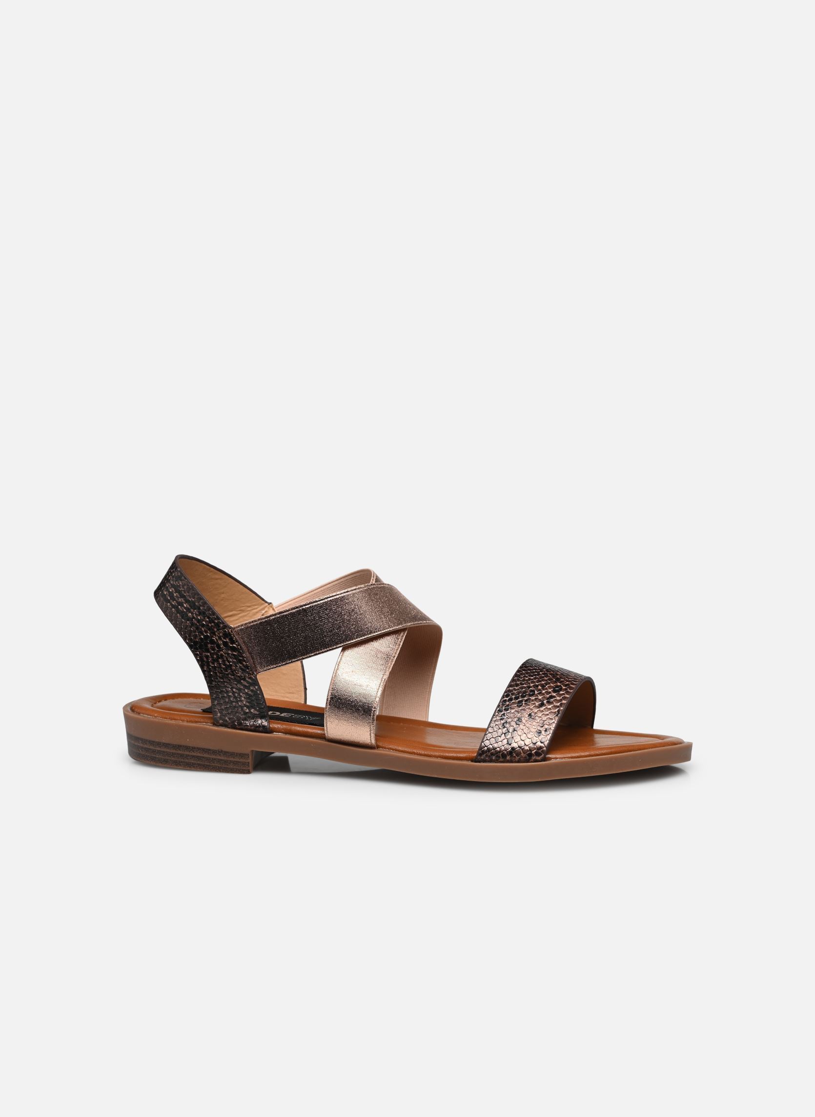 Platte sandalen Sandales FISTIOUK Size + dames roze MADE BY Platte sandalen Sandales FISTIOUK Size + dames roze Rose