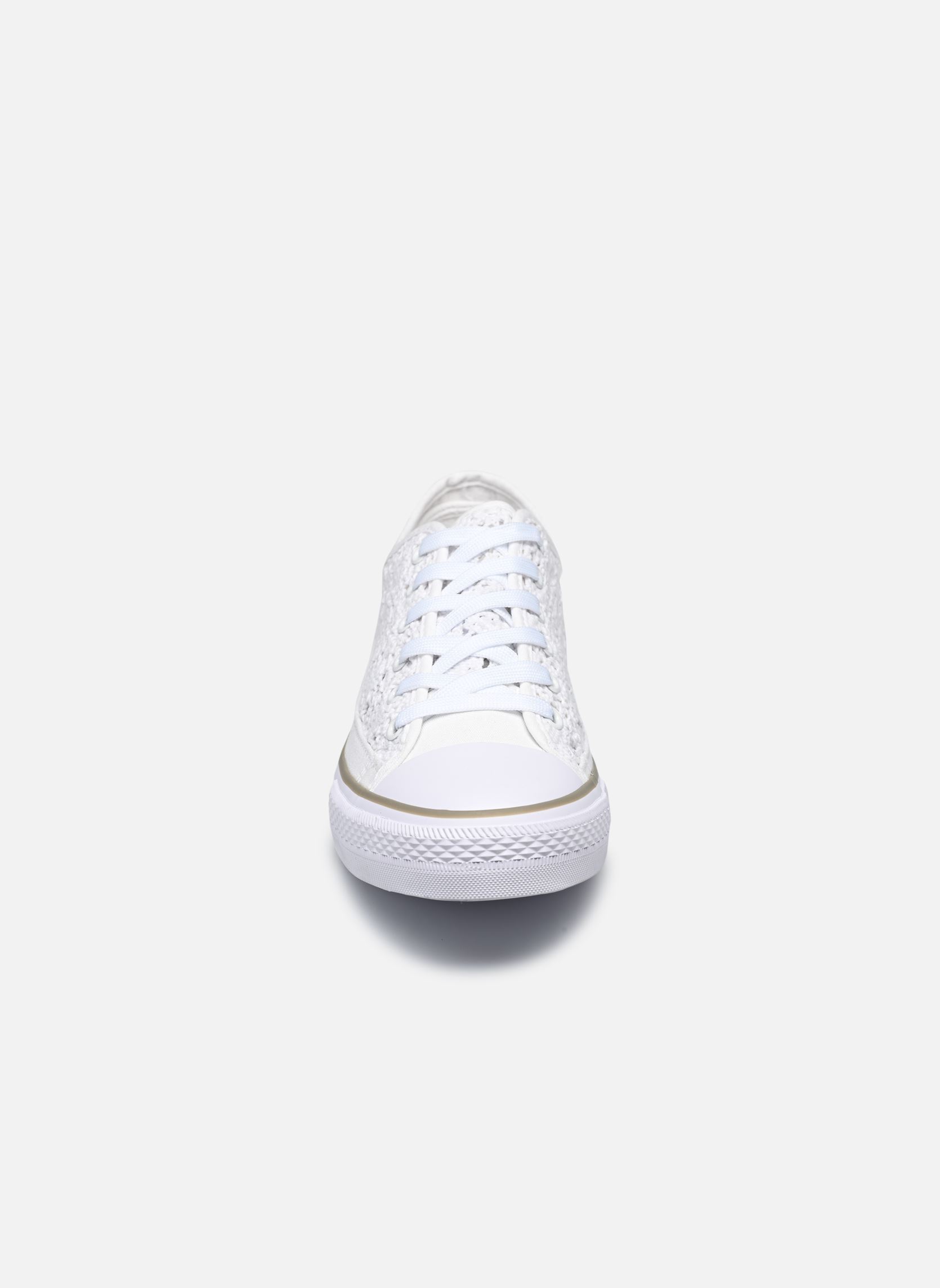 Baskets toile basket FITEBAL SIZE+ femme blanc MADE BY Baskets toile basket FITEBAL SIZE+ femme blanc BLANC
