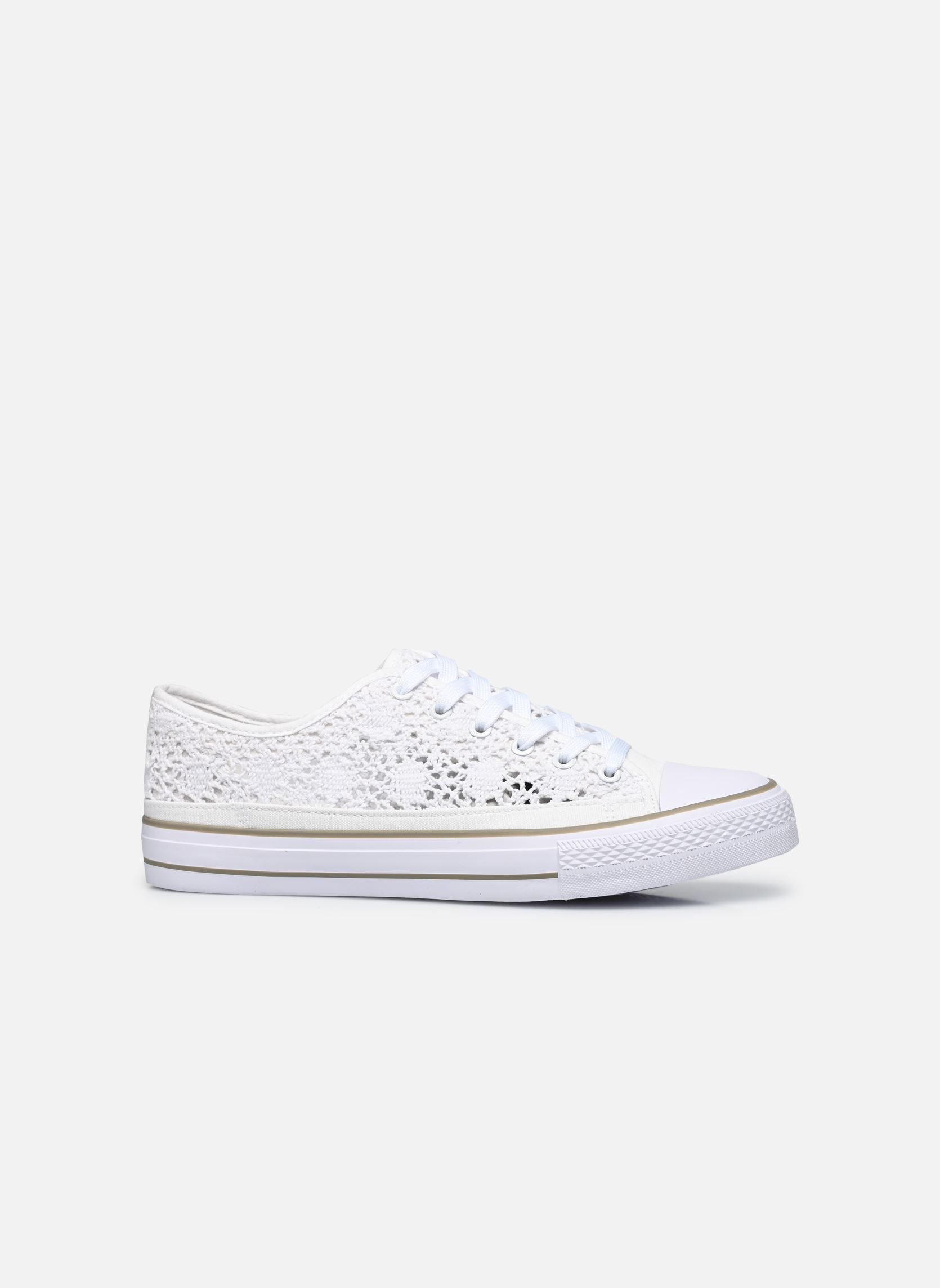 Baskets toile basket FITEBAL SIZE+ femme blanc MADE BY Baskets toile basket FITEBAL SIZE+ femme blanc BLANC