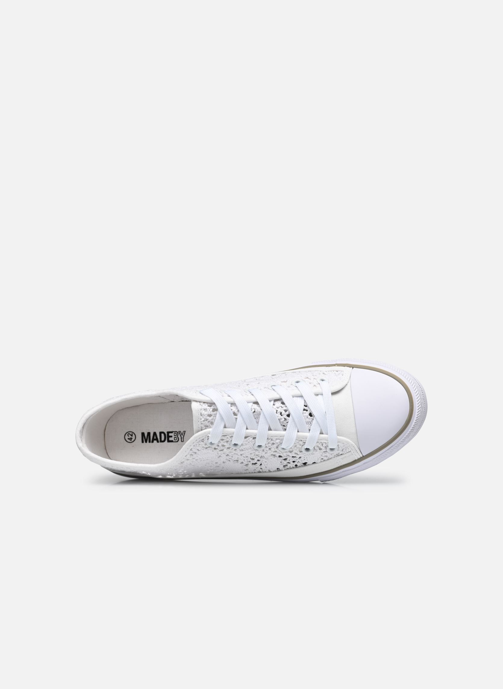 Baskets toile basket FITEBAL SIZE+ femme blanc MADE BY Baskets toile basket FITEBAL SIZE+ femme blanc BLANC