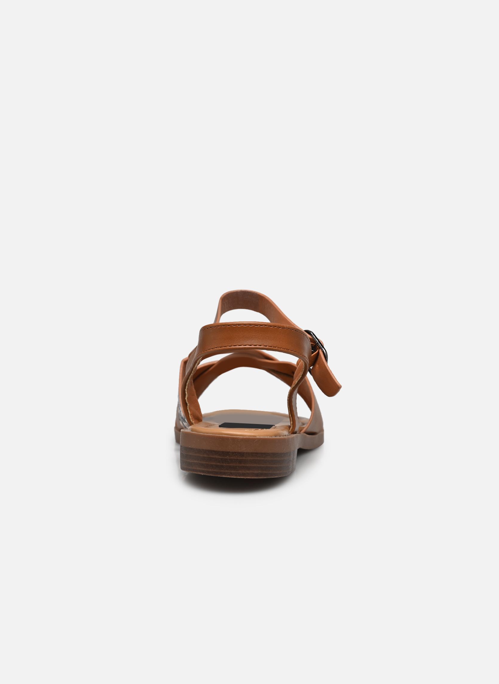 Sandales plates sandale FISELT SIZE + femme marron MADE BY Sandales plates sandale FISELT SIZE + femme marron Cognac