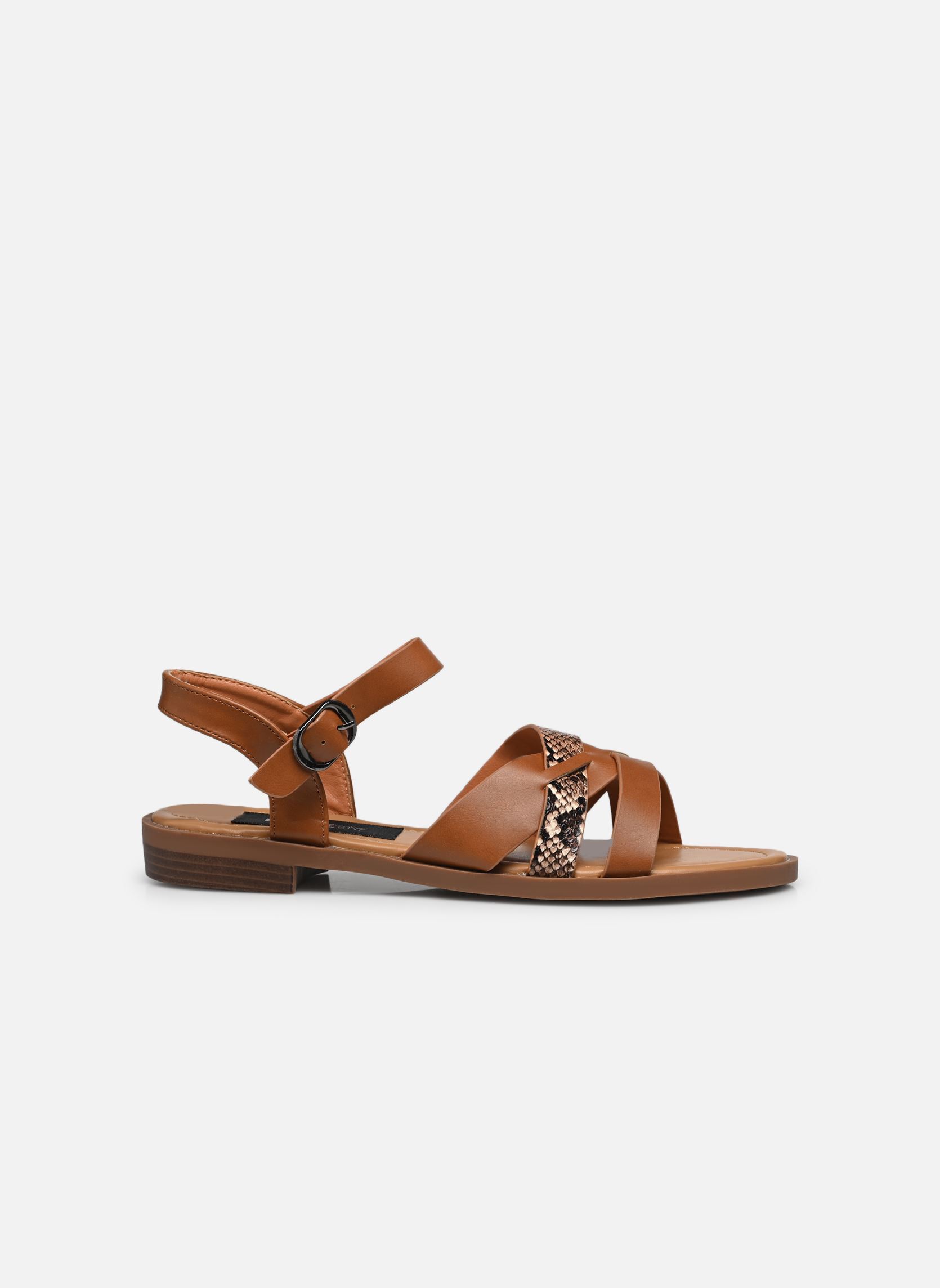 Sandales plates sandale FISELT SIZE + femme marron MADE BY Sandales plates sandale FISELT SIZE + femme marron Cognac