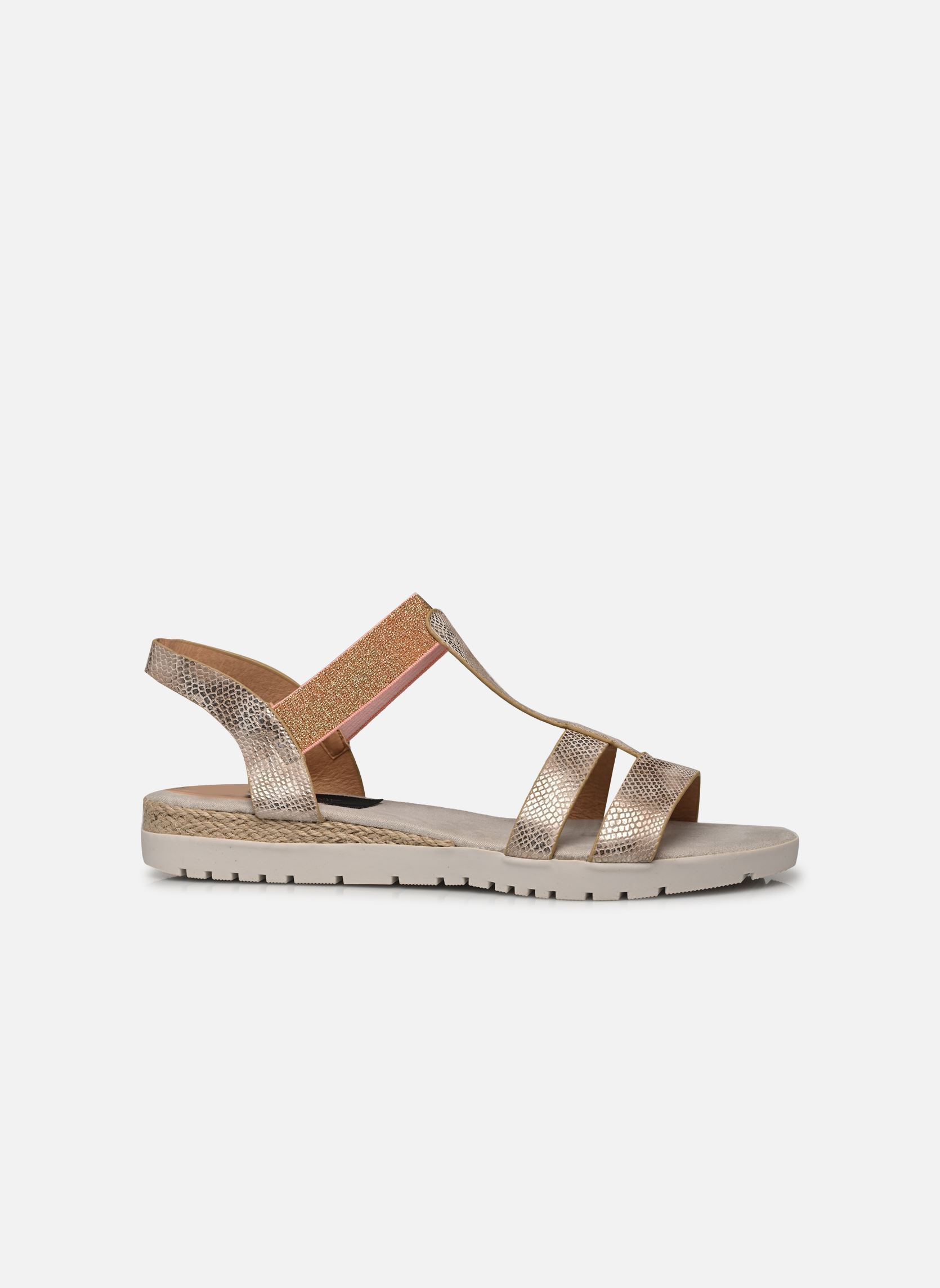 Platte sandalen sandale FIBOLAN Size + dames roze MADE BY Platte sandalen sandale FIBOLAN Size + dames roze Rose