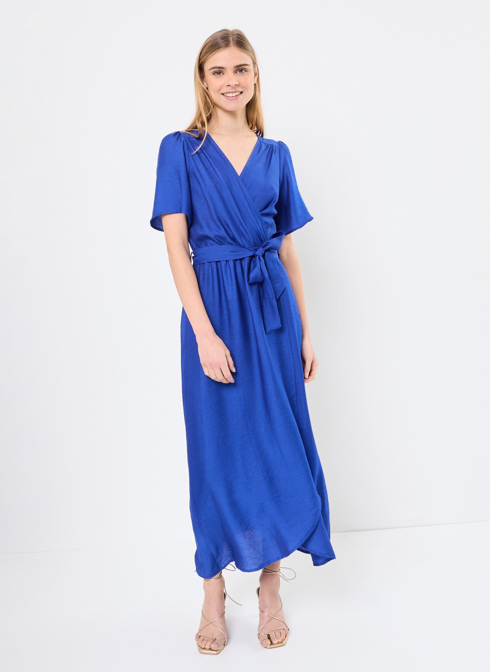 Robes longues FJ-RO-CORDULA-Q femme bleu La Fée Maraboutée Robes longues FJ-RO-CORDULA-Q femme bleu Bleu Roi