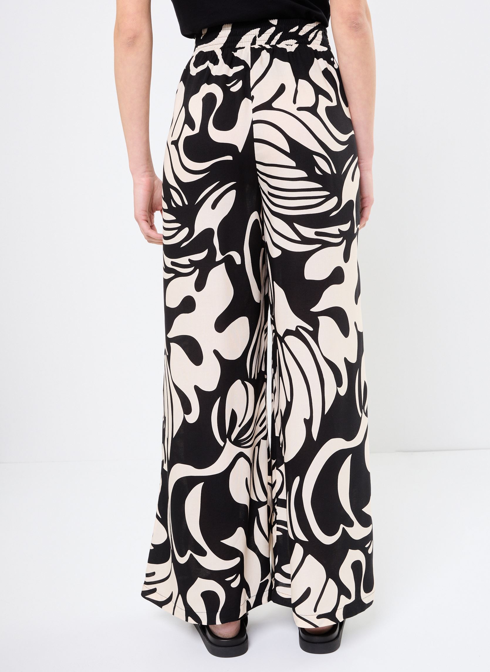 Weite Hosen FJ-PA-SIMBA-T damen schwarz La Fée Maraboutée Weite Hosen FJ-PA-SIMBA-T damen schwarz Noir/ecru
