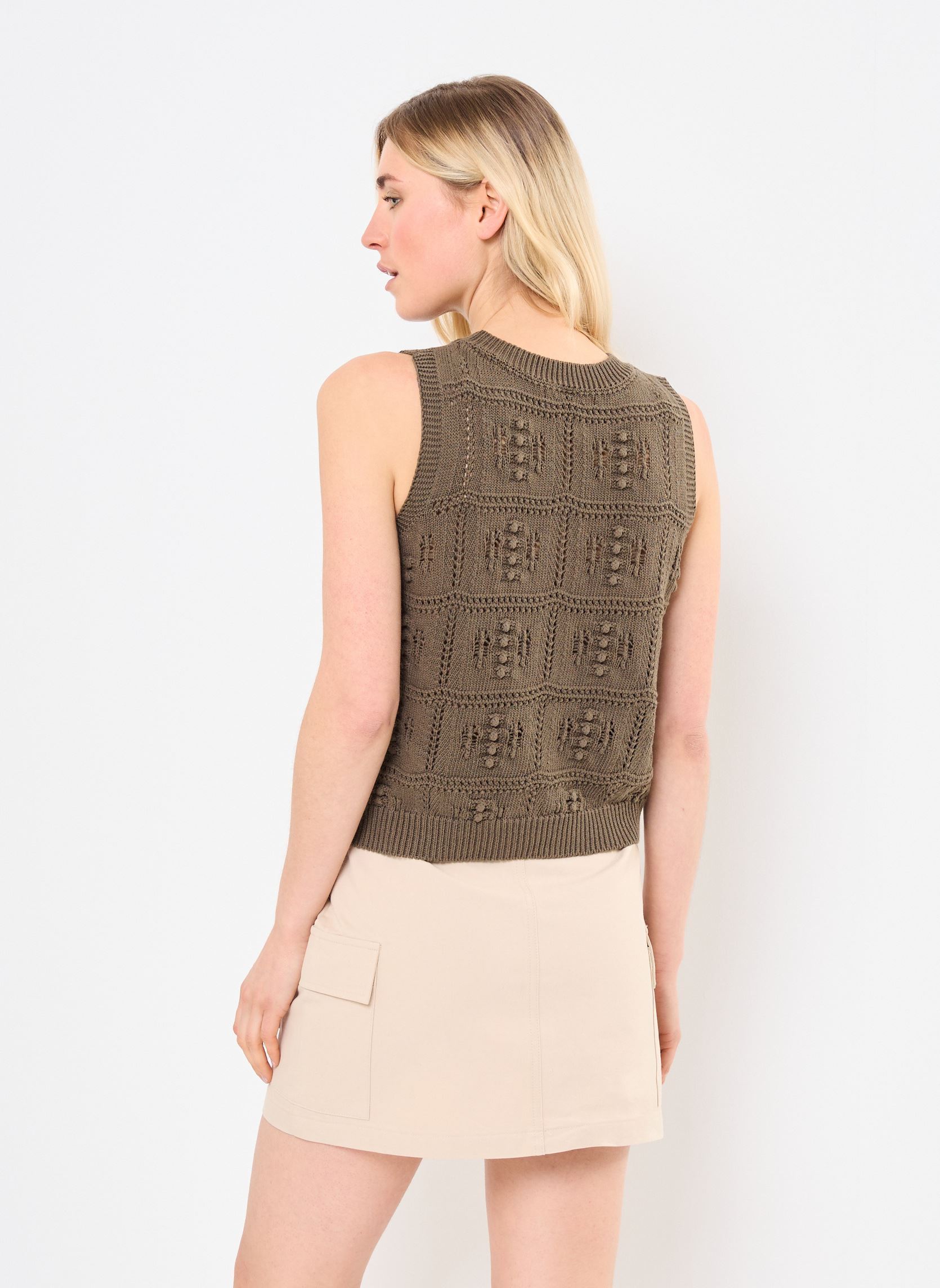 Tops FJ-PU-DACAO damen braun La Fée Maraboutée Tops FJ-PU-DACAO damen braun BAOBAB