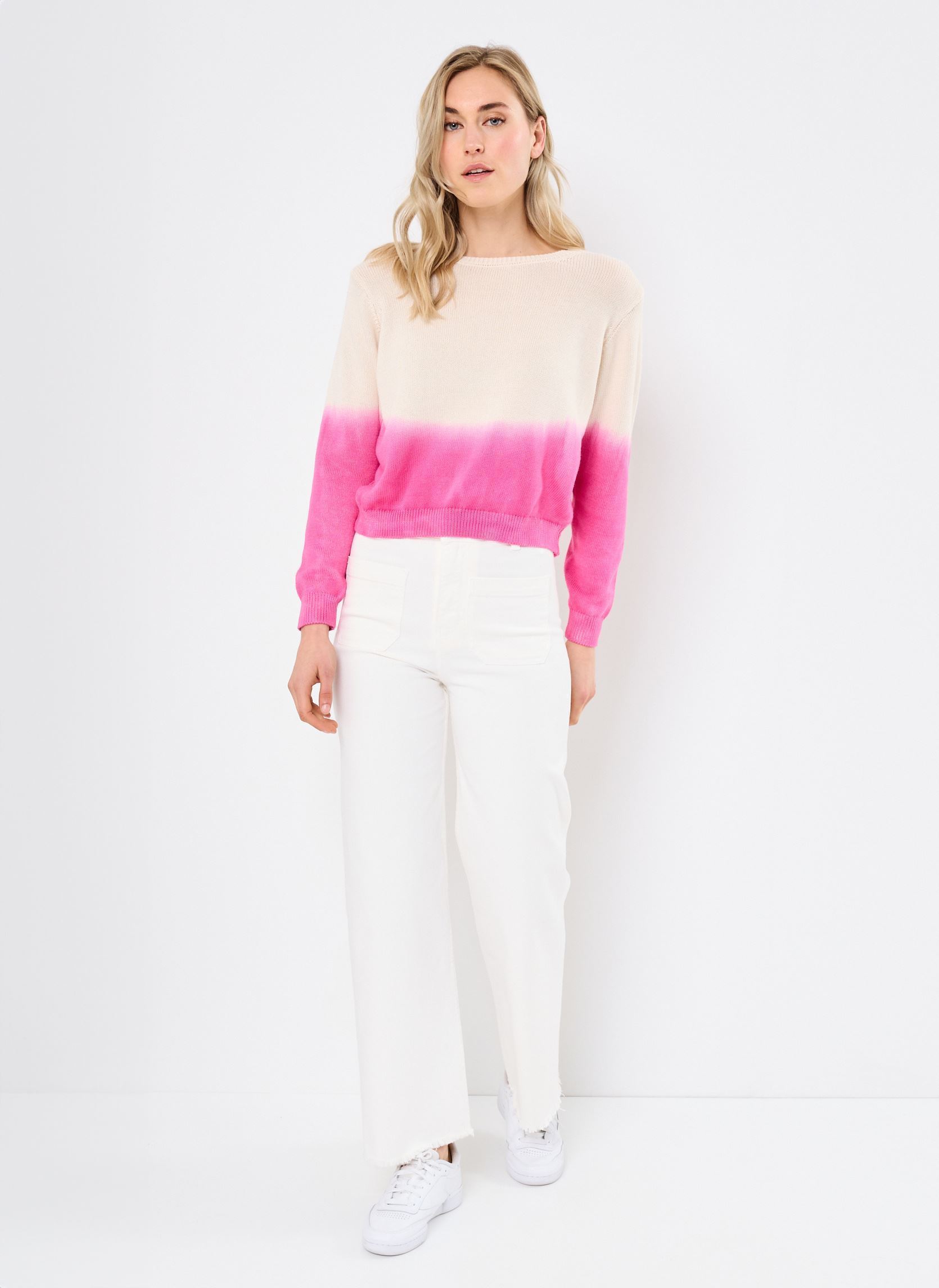 Pullover FJ-PU-DUSTIN damen weiß La Fée Maraboutée Pullover FJ-PU-DUSTIN damen weiß Tropical