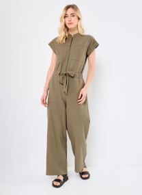 Pantalones tipo mono FJ-CO-VAVO-C mujer verde La Fée Maraboutée Pantalones tipo mono FJ-CO-VAVO-C mujer verde KAKI