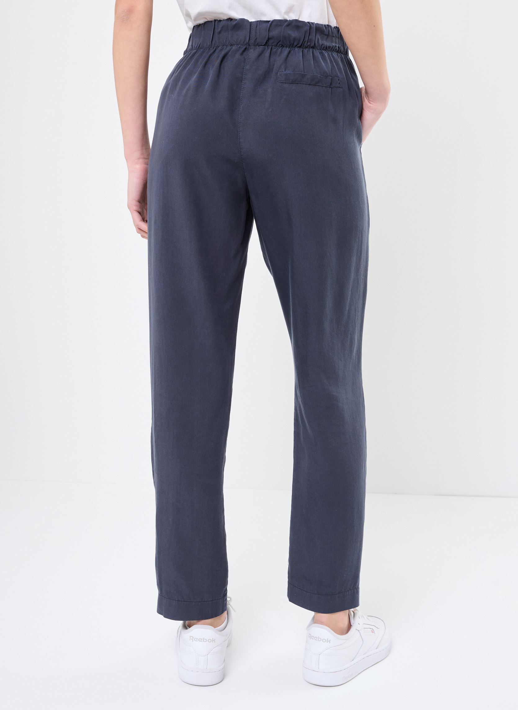 Pantalons droit FJ-PA-DAMILO-L femme bleu La Fée Maraboutée Pantalons droit FJ-PA-DAMILO-L femme bleu Marine