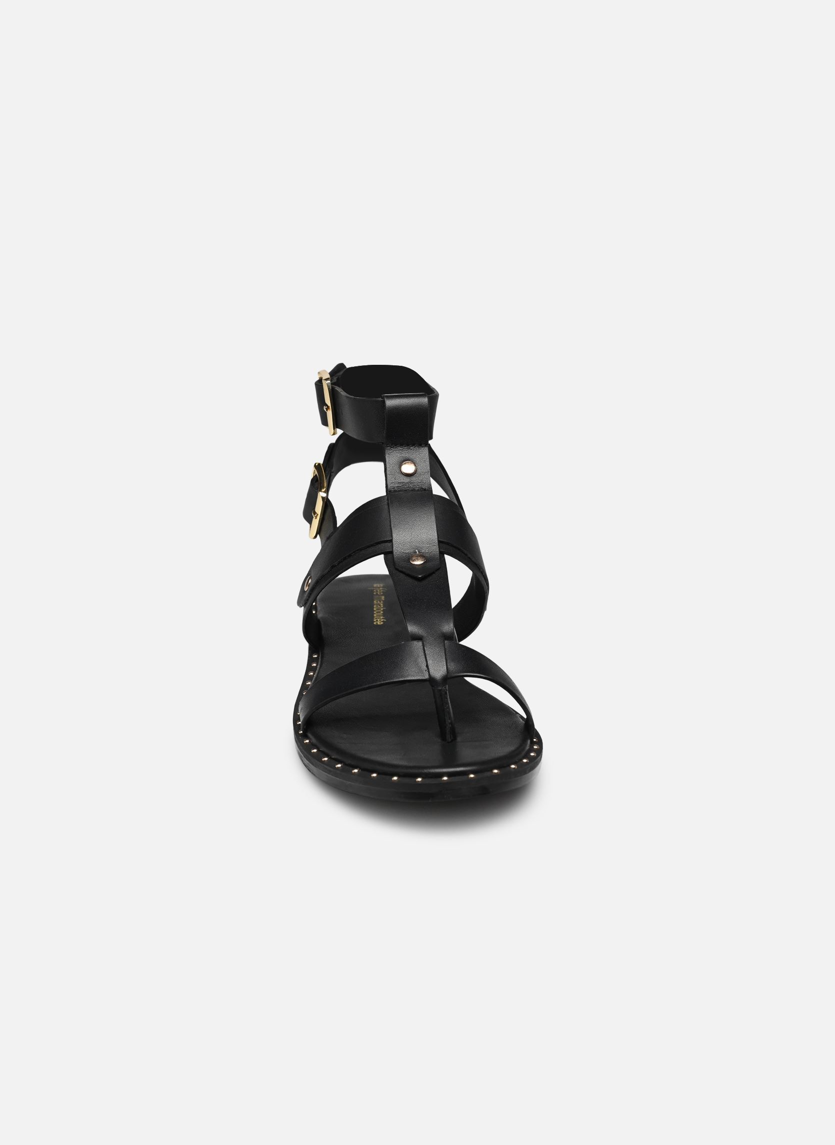 Flache Sandalen FJ-AS-DAVINA damen schwarz La Fée Maraboutée Flache Sandalen FJ-AS-DAVINA damen schwarz Noir