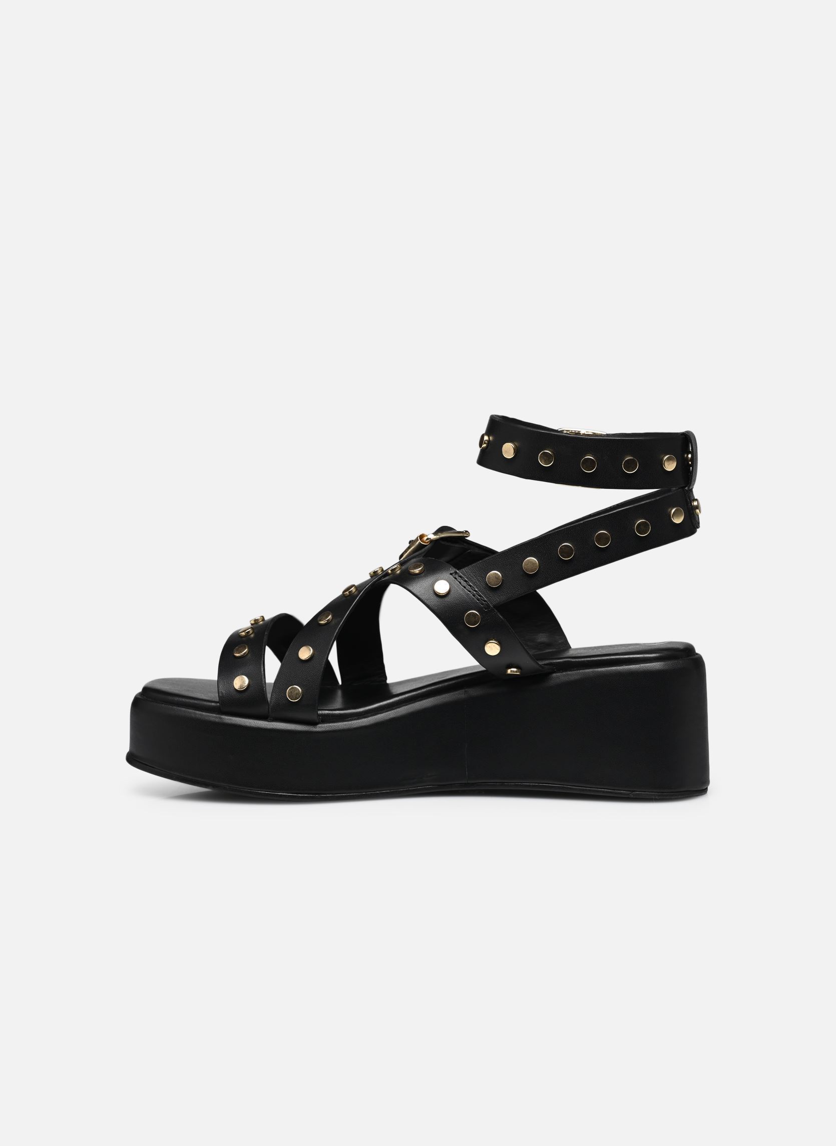 Sandalias y plataformas de cuña FJ-AS-DALILI mujer negro La Fée Maraboutée Sandalias y plataformas de cuña FJ-AS-DALILI mujer negro Noir